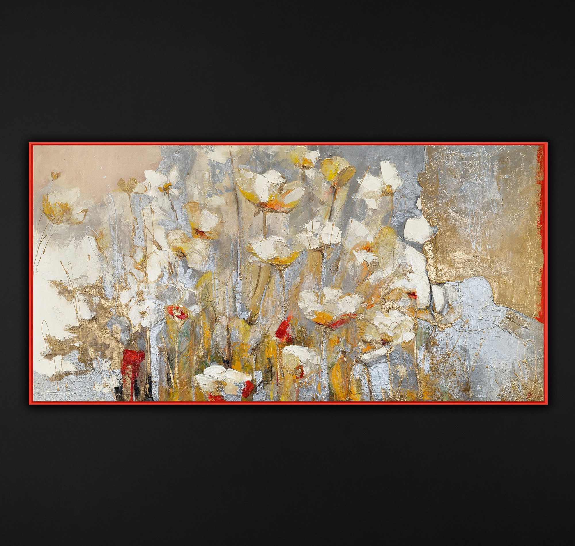 YS-Art Gemälde Frühlingsduft, Blumen, Blumenstrauß in günstig online kaufen