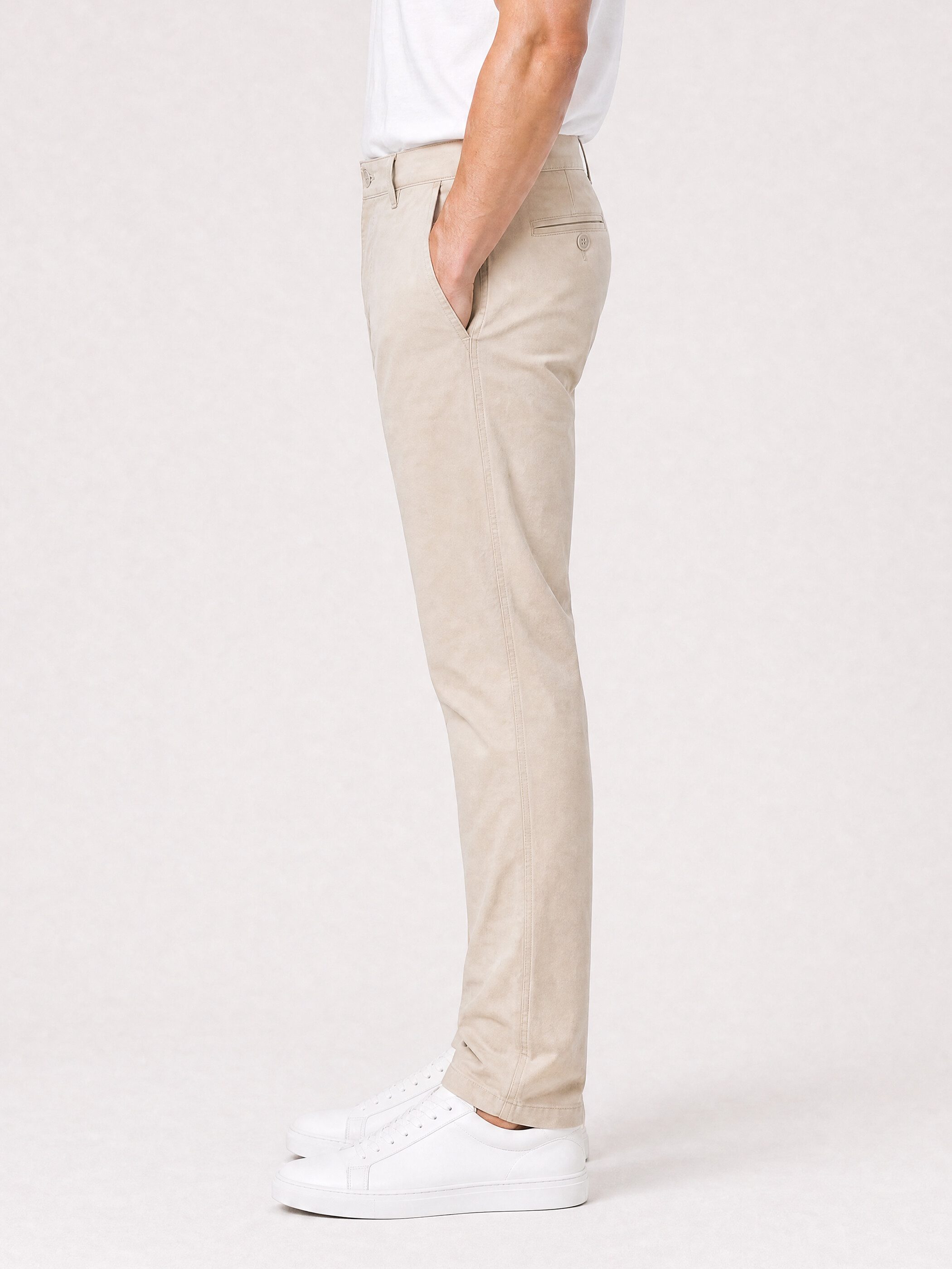 Yazubi Chinohose elegante Chino Hose mit Stretch Slim Fit Herren Hosen für Männer, Stoffhosen & Chinohosen, Herrenhosen – Bild 4 von 5