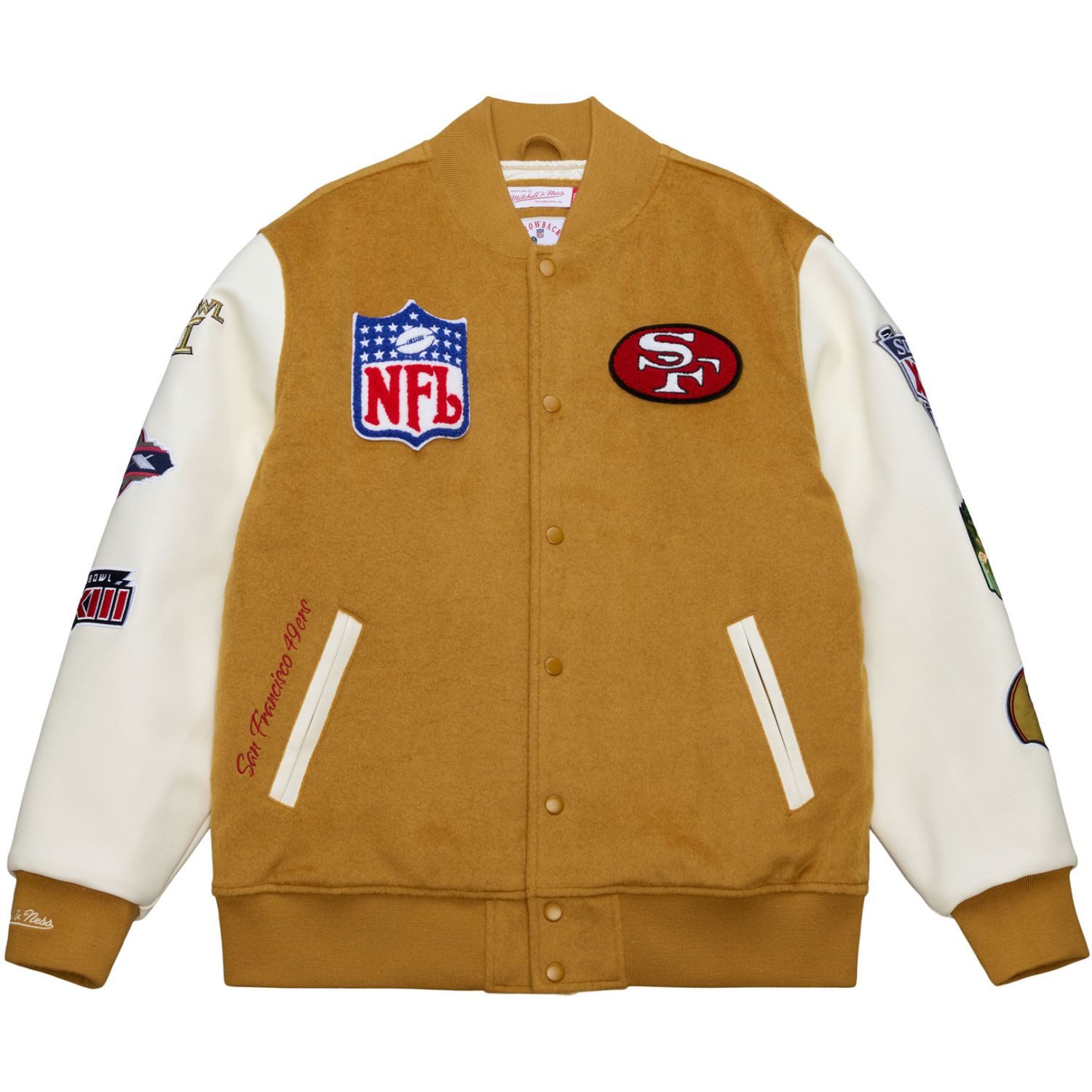 Mitchell & Ness Winterjacke Varsity DUSTED San Francisco 49ers günstig online kaufen