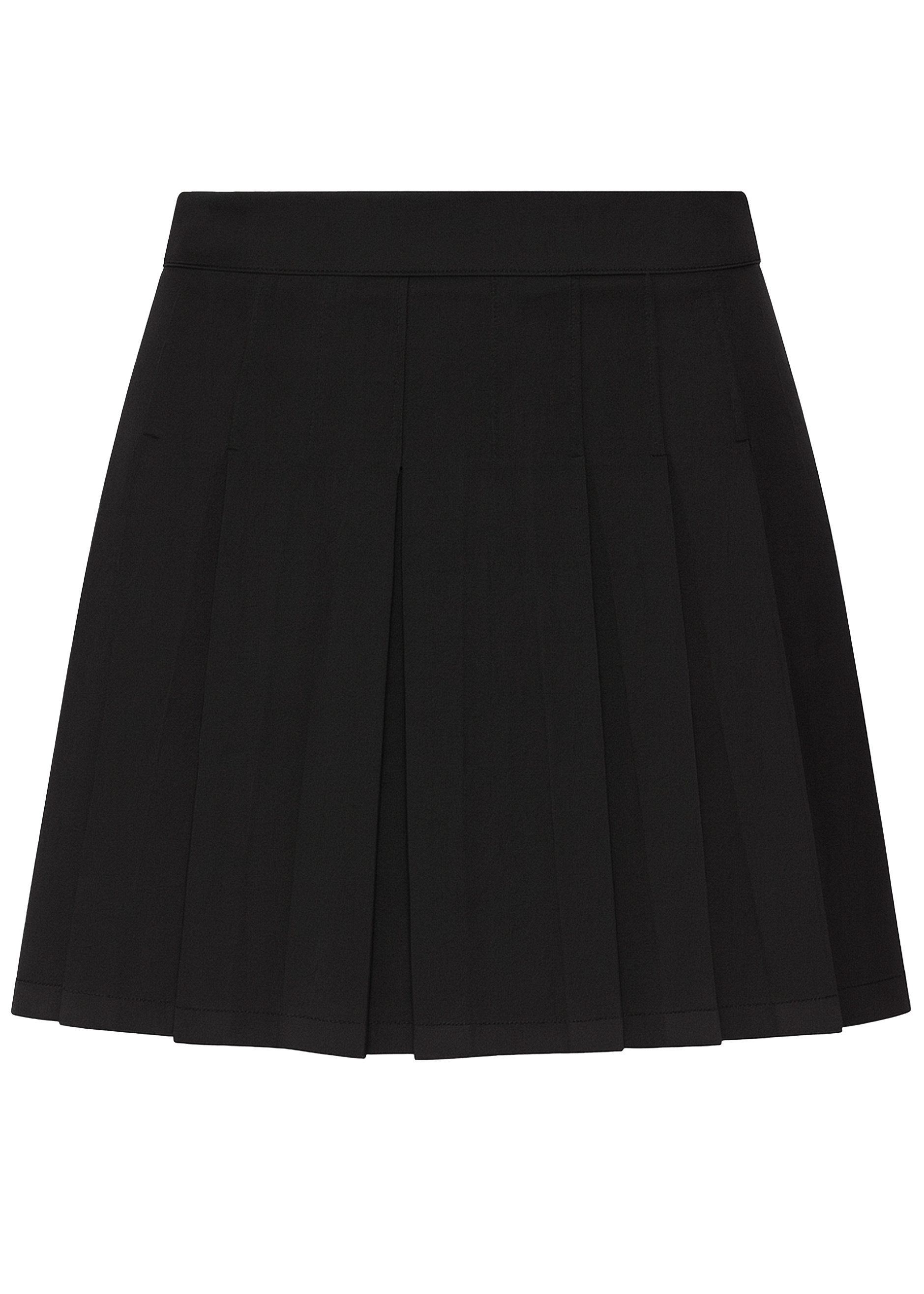 SASSYCLASSY Minirock Mini Rock mit Falten für Damen Moderner Rock mit strukturierter Silhouette und seitlichem Verschluss