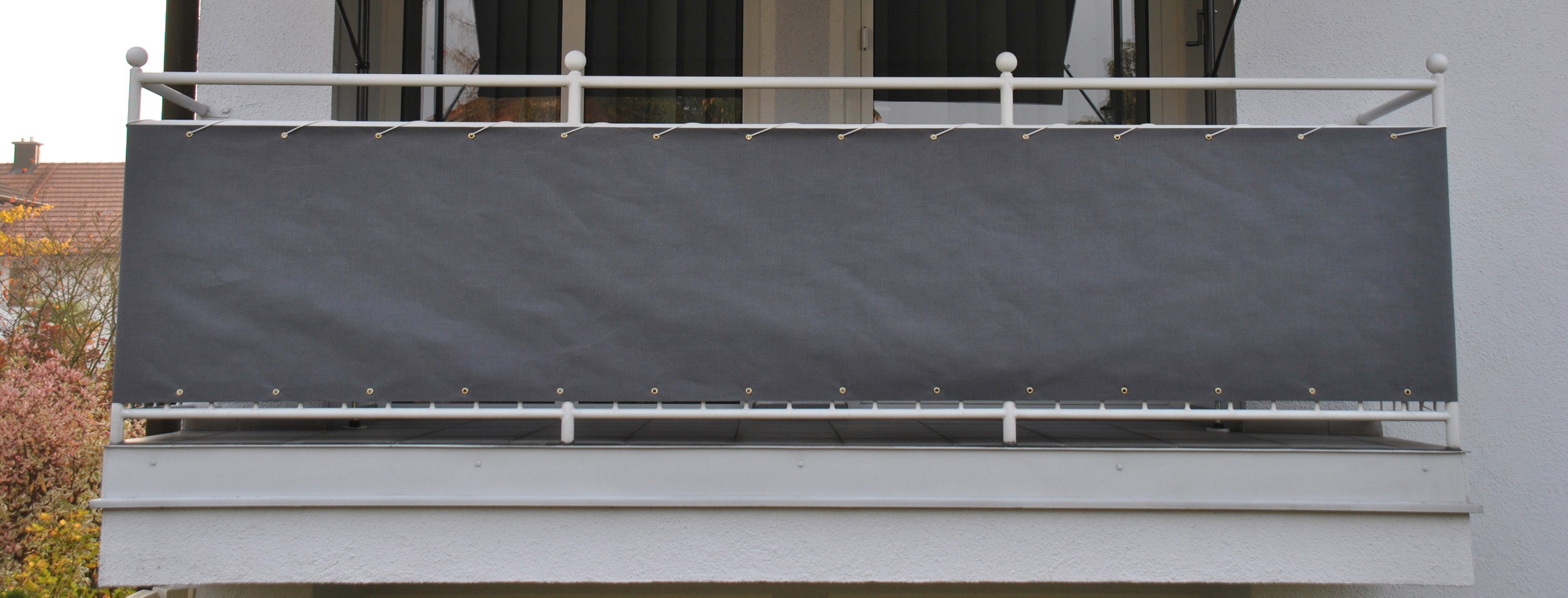 Angerer Freizeitmobel Balkonsichtschutz Meterware Grau H 75 Cm Online Kaufen Otto