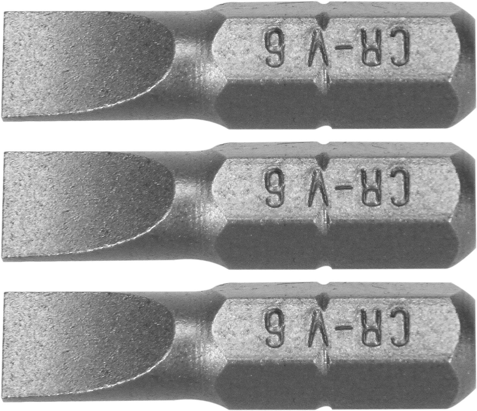 TRIZERATOP Bit-Set Präzisions-Bits 6 mm 1/4" x 25 mm, 3-teilig, Präzisions-Bits 6 mm 1/4" x 25 mm, 3-teilig, 3-St., Präzisions-Bits 6 mm 1/4" x 25 mm, 3-teilig