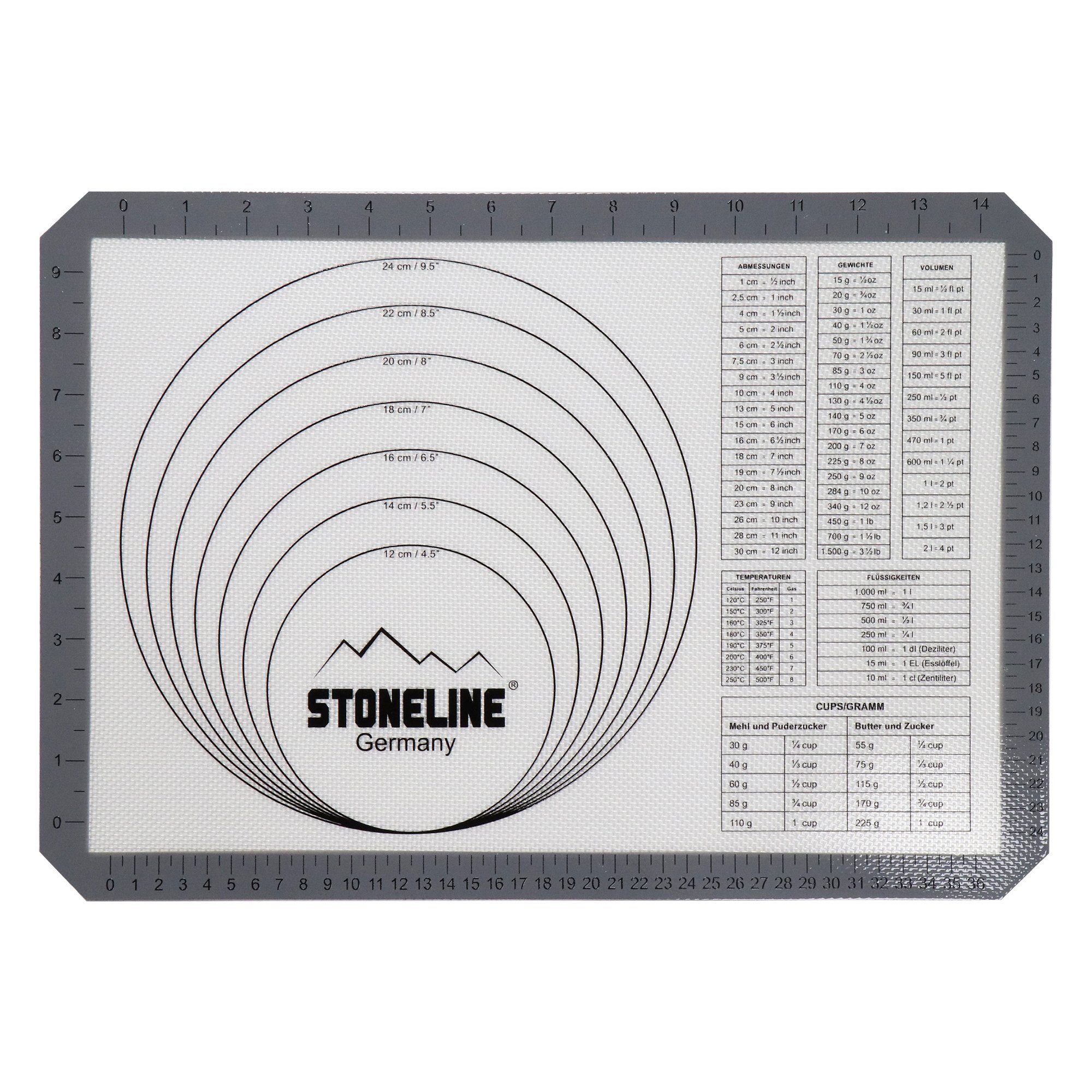 STONELINE Kochbesteck-Set Silikon-Backmatte 42 x 29,5 cm (1-tlg)