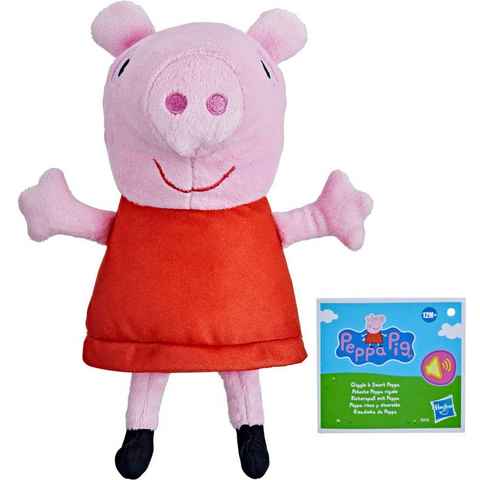 Hasbro Kuscheltier Peppa Pig, Kicherspaß mit Peppa, mit Soundeffekten