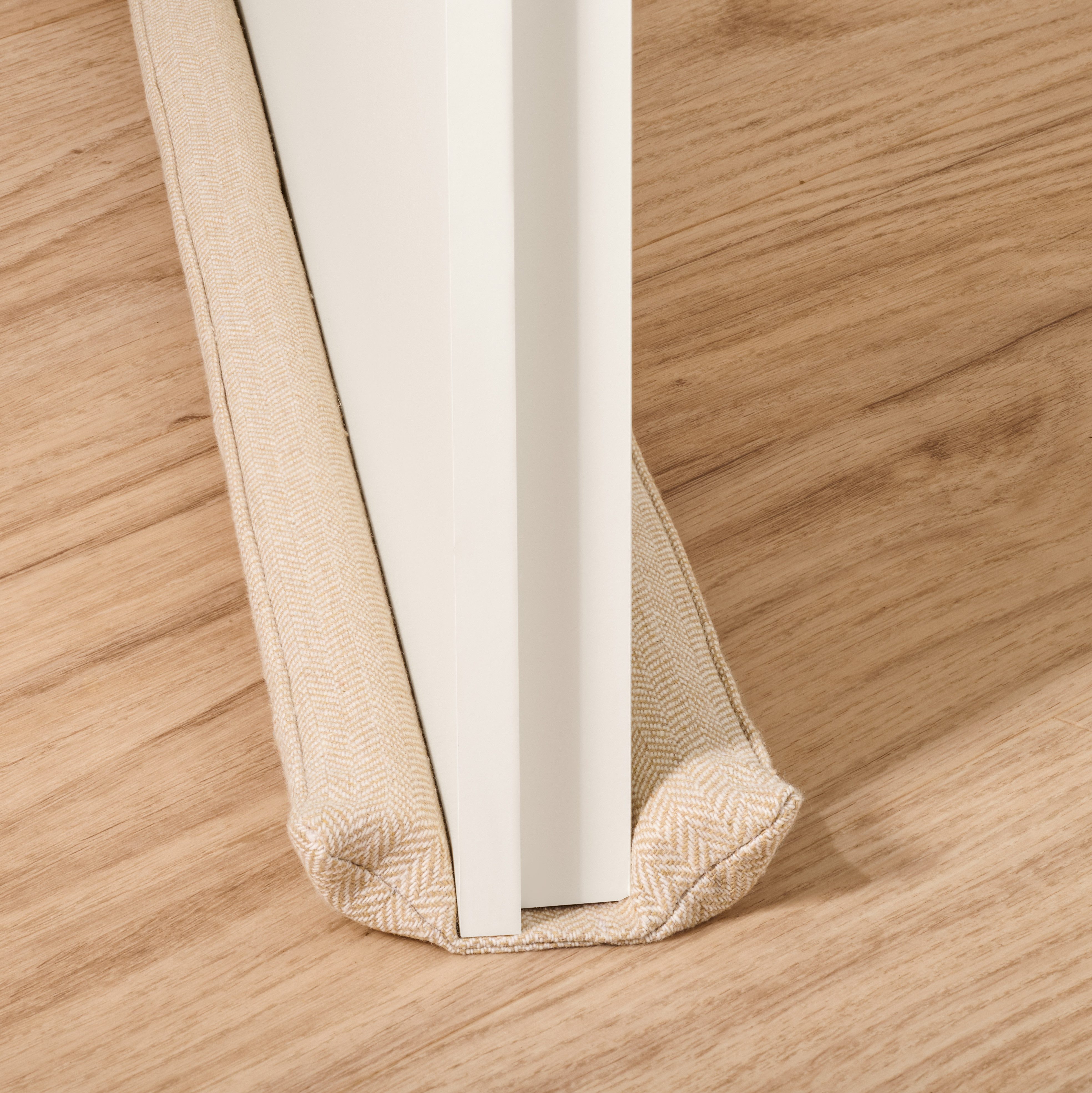 Praknu Zugluftstopper Zugluftstopper für Türen 70 - 100cm Waschbarer Stoff - Energiesparend, Einzelartikel, 1-tlg., 1 Stück mit Zubehör, Waschbar, energiesparend, flexibel anpassbar, robust