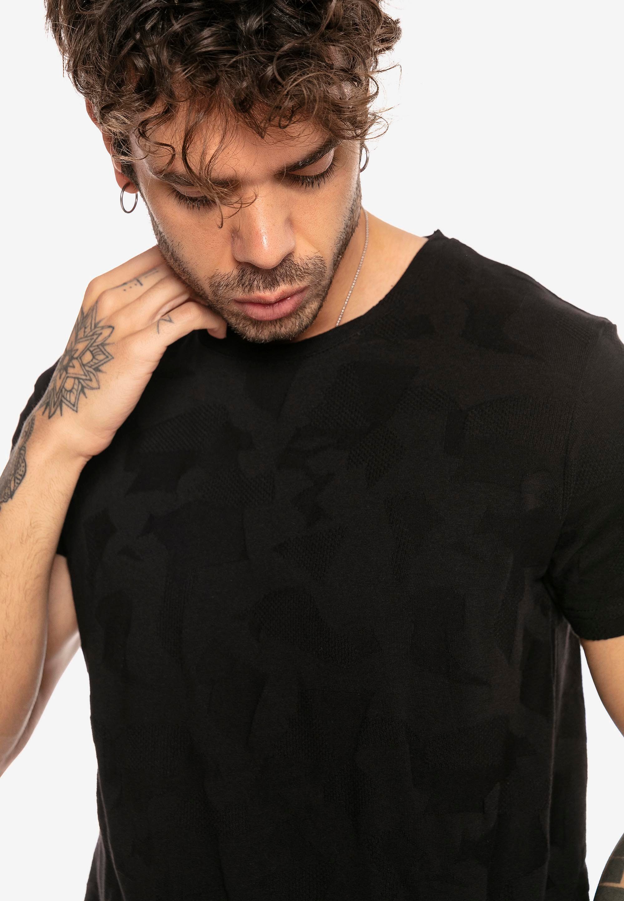 mit Cedar "Pressed-Pieces"-Design T-Shirt RedBridge Rapids innovativem schwarz