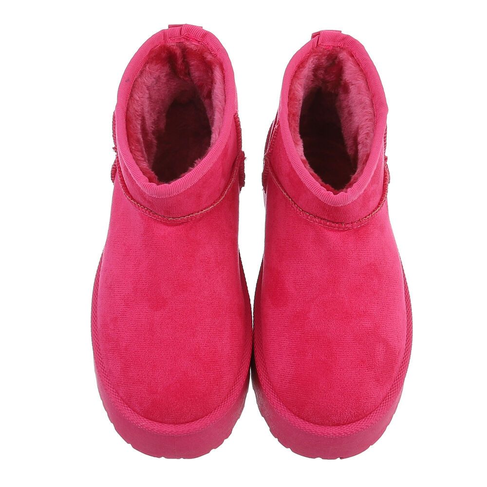 Ital-Design Kinder Snowboots Freizeit Stiefelette (87124591) Flach Stiefeletten in Pink – Bild 4 von 4