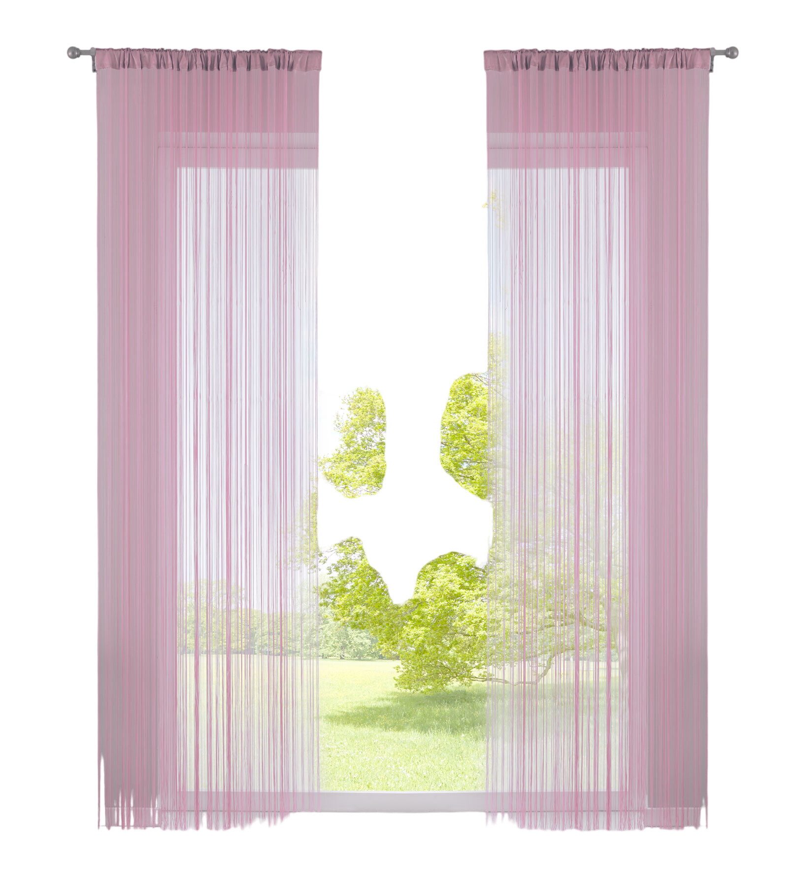 Gardinenbox Gardine, Kräuselband (2 St), transparent, günstig online kaufen