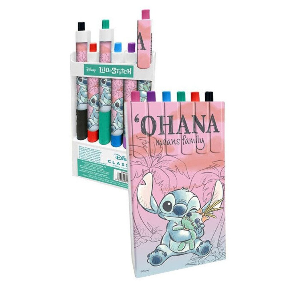 Disney Kreativset Disney Lilo und Stitch Cheeky Farbiger Stift Set 6-teilig