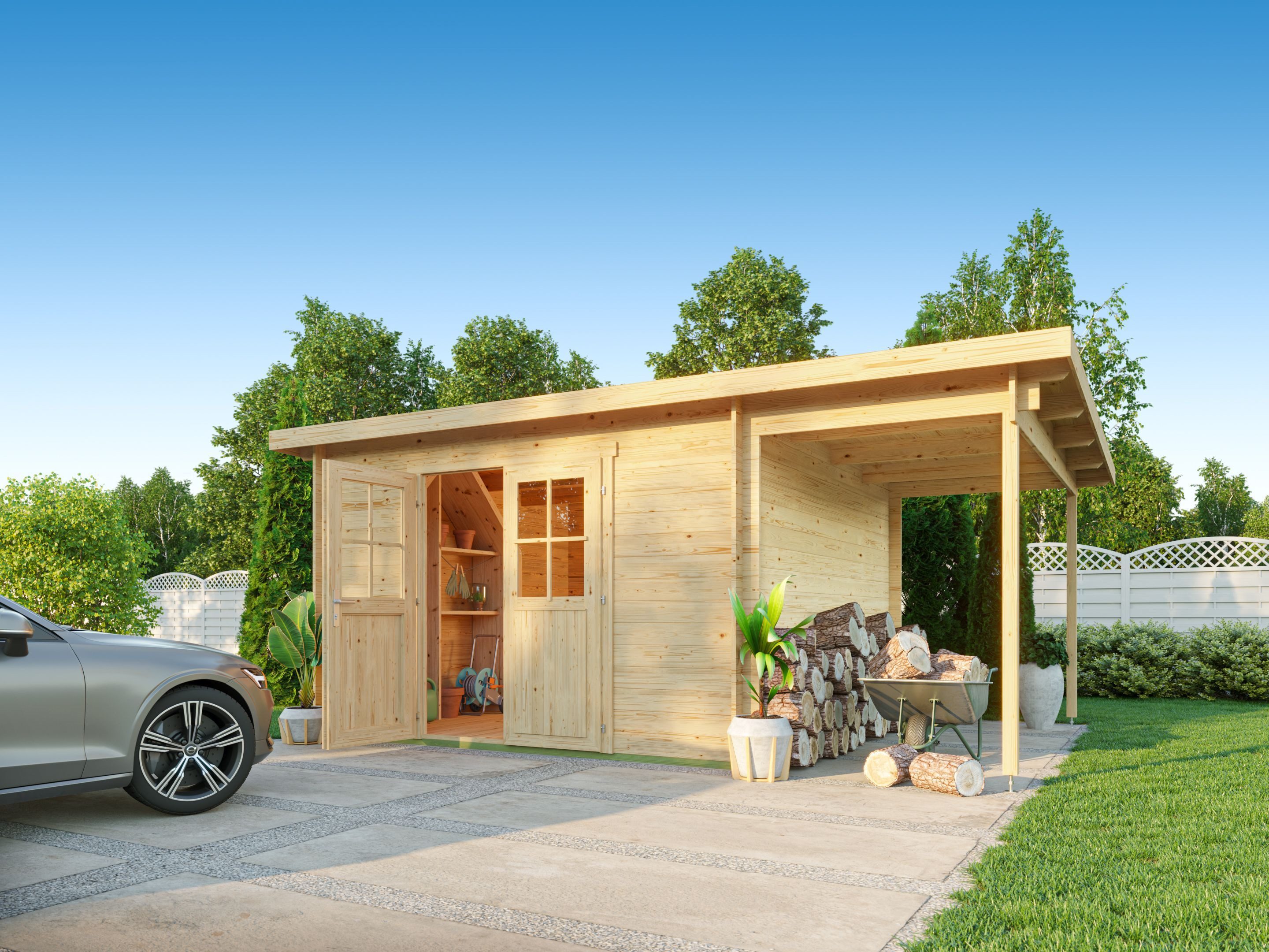 Fjordholz Gartenhaus Ezra 5G