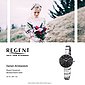 Regent Quarzuhr »D2URF1150 Regent Metall Damen Uhr F-1150 Analog«, Damenuhr mit Metallarmband, rundes Gehäuse, klein (ca. 28mm), Elegant-Style, Bild 2