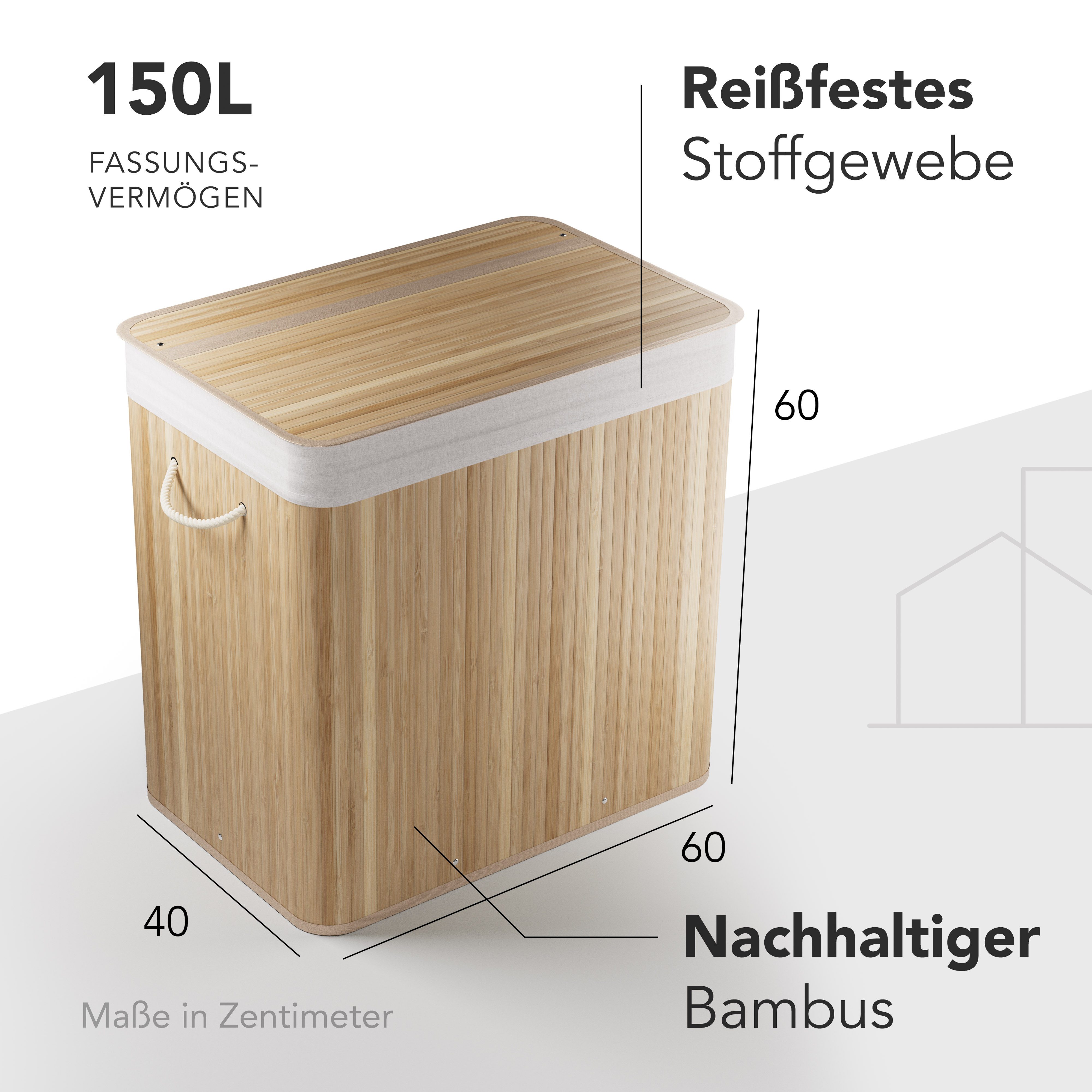 New Habitat Wäschekorb Bambus Wäschekorb 3 günstig online kaufen