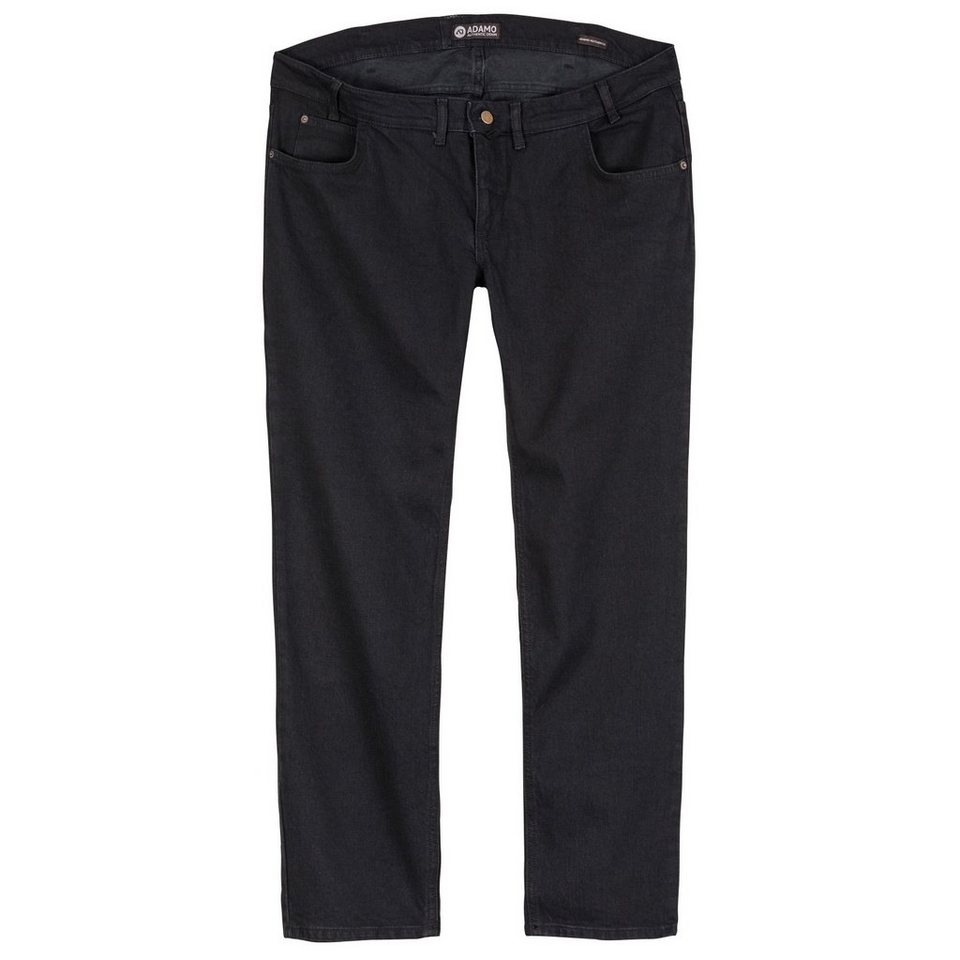 ADAMO Bequeme Jeans Adamo XXL Jeans untersetzte Größe schwarz Colorado
