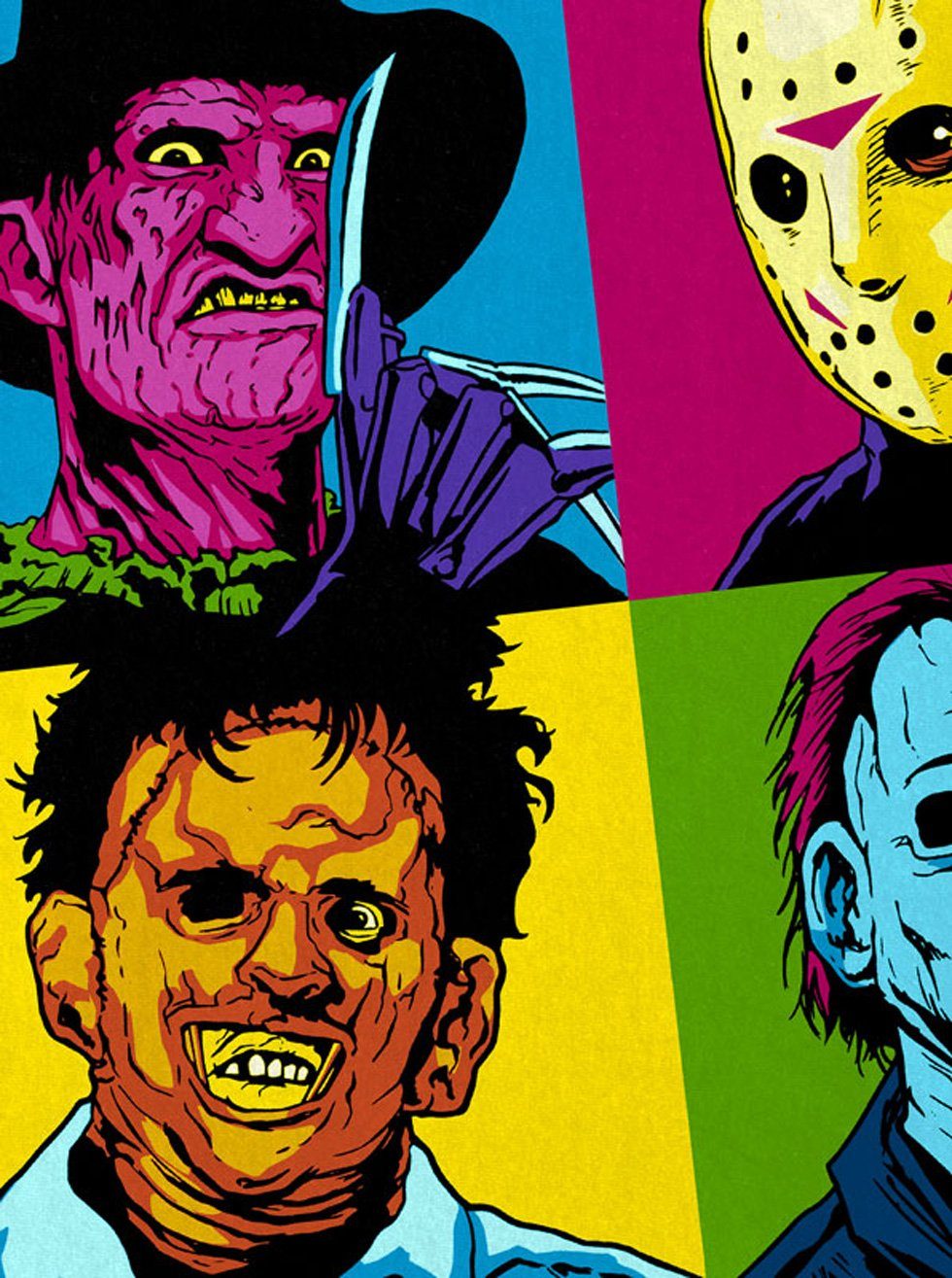 style3 T-Shirt Pop-Art Grusel freddy jason günstig online kaufen