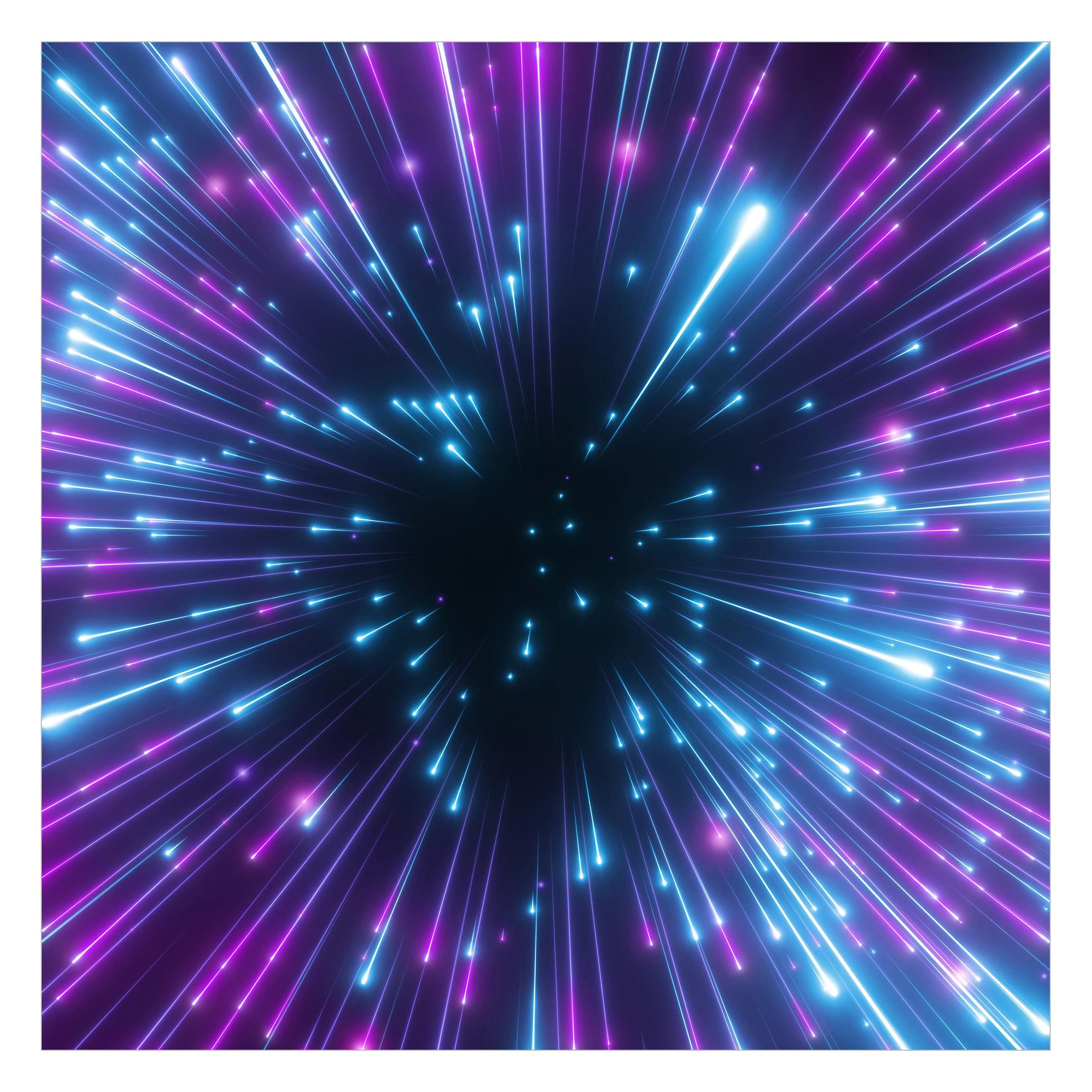 Bilderdepot24 Fototapete Gamer Neon Feuerwerk Wanddeko Modern Kunst 3D-Effe günstig online kaufen