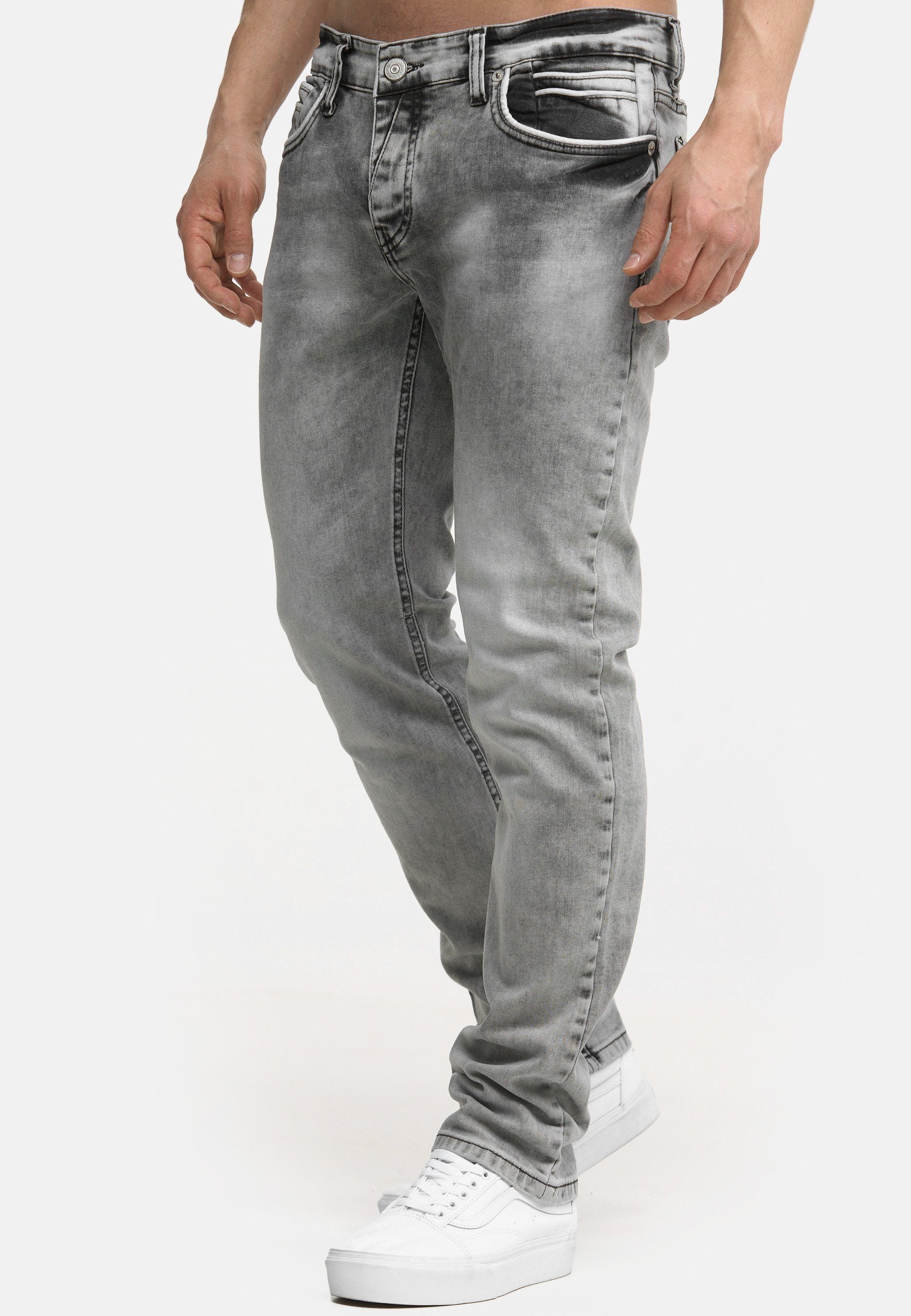 Light Modell Grey 3450 Herren Regular-fit-Jeans Jeans Code47 Code47