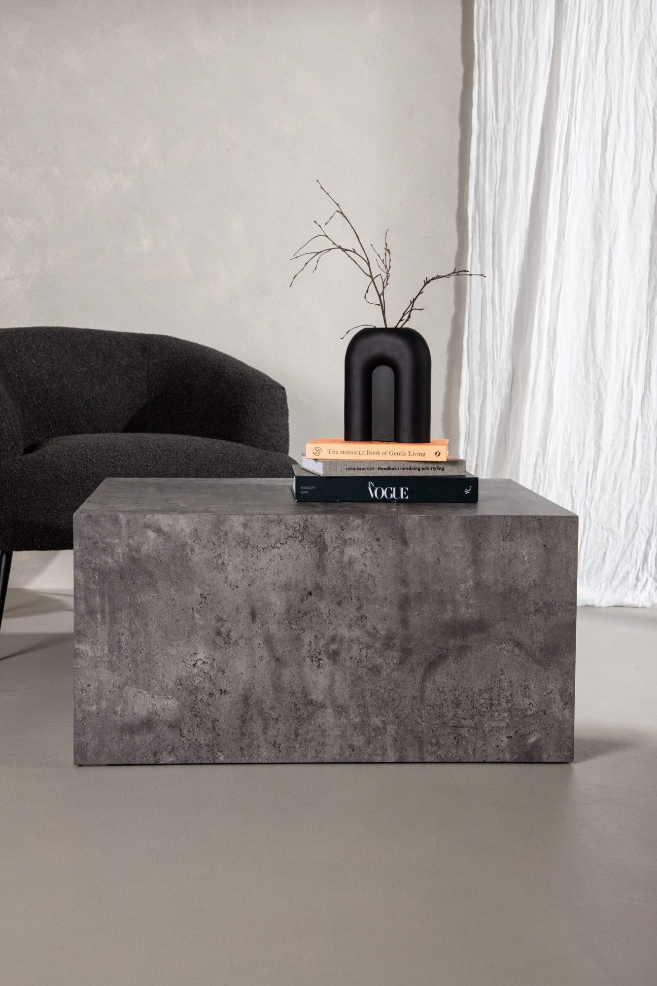 Venture Home Couchtisch York, rechteckiger Couchtisch, modern & vielseitig, 80 × 60 cm, Sofatisch, MDF, rechteckig, kompakt, dekorativ, klar