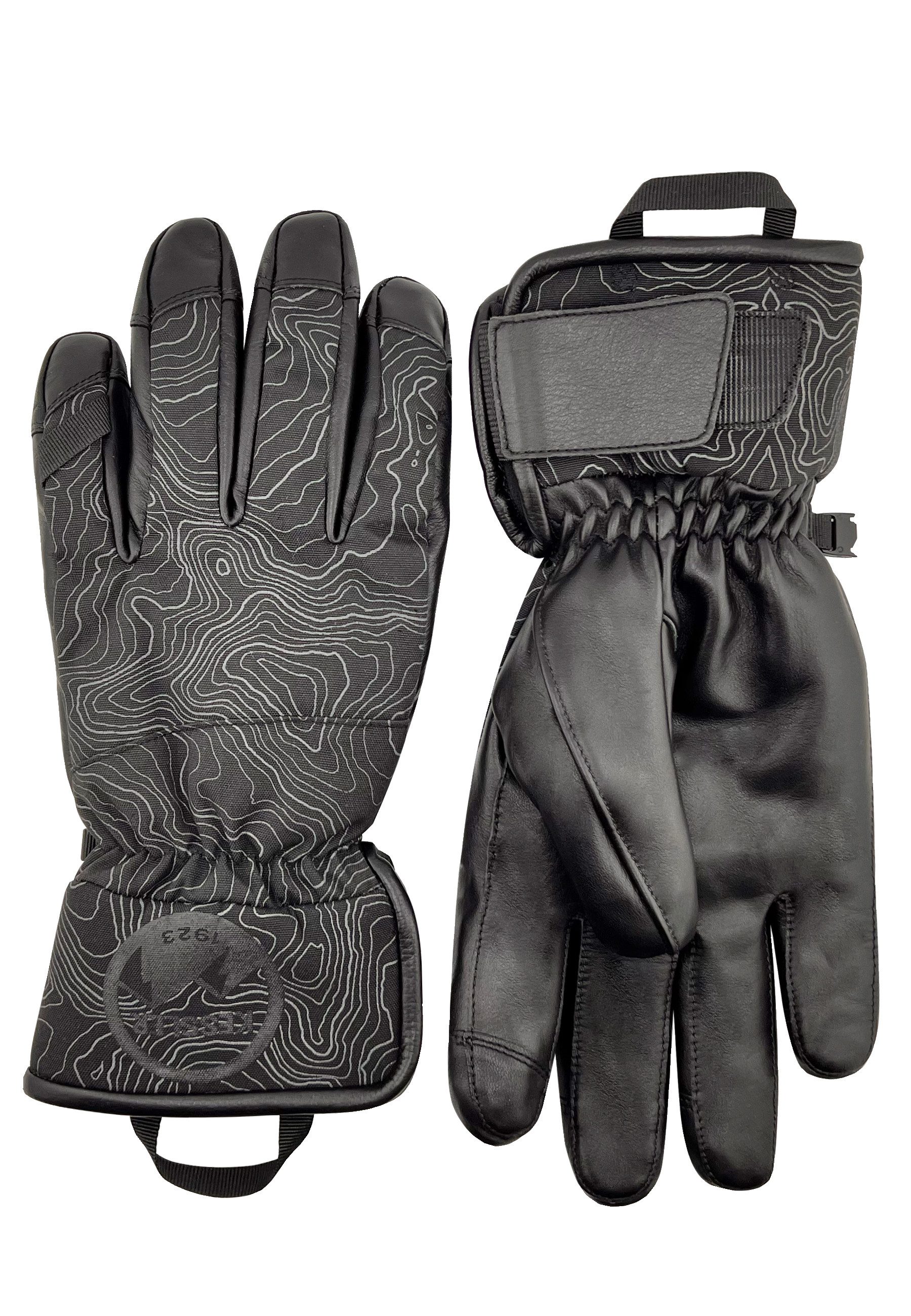 KESSLER Lederhandschuhe ASPEN (Paar, 1-St., Handschuhe) waterproof eVent® BIO membrane, PRIMALOFT® Gold insulation