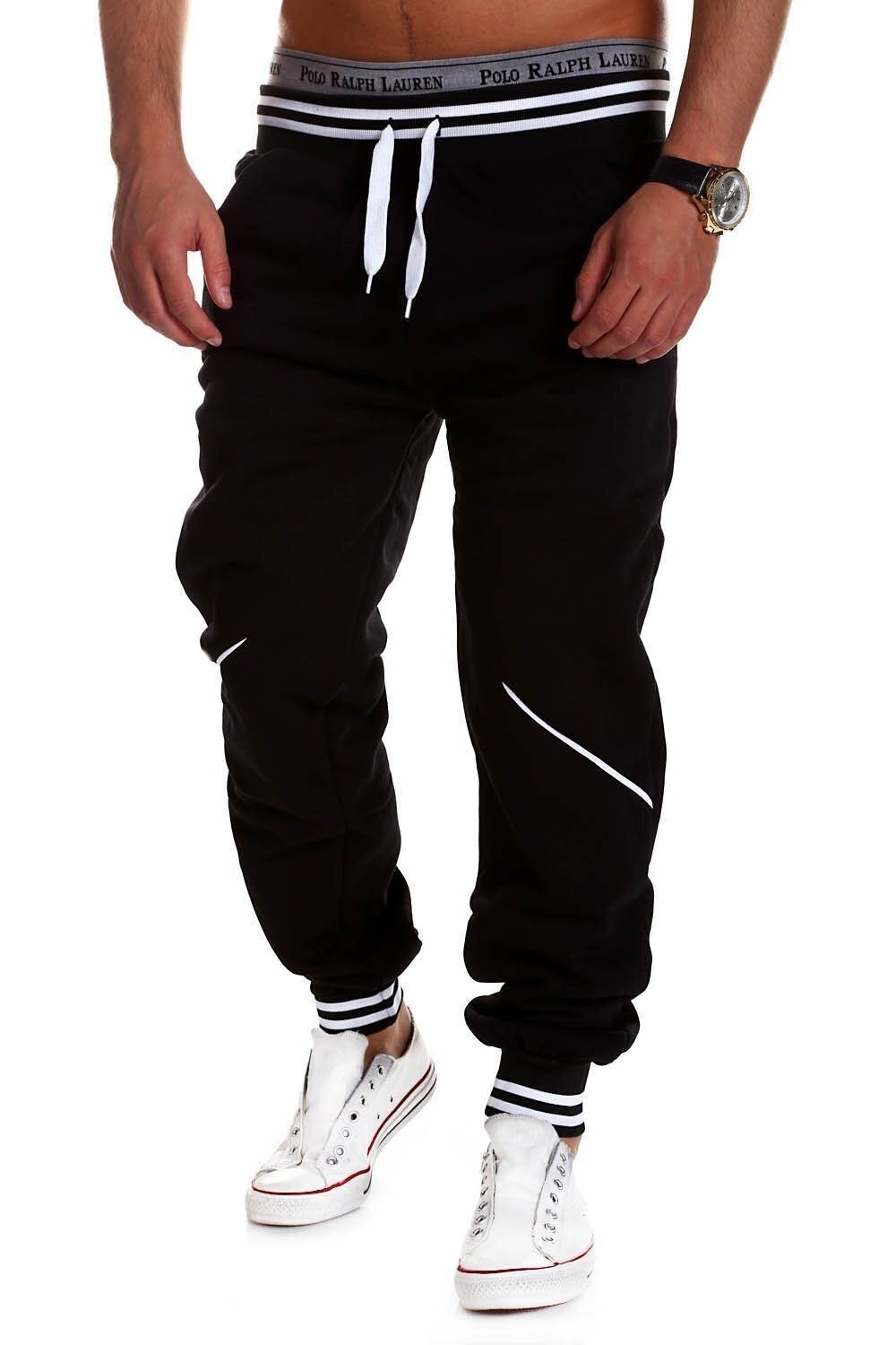 behype Sweathose STRIPE mit Kontrast-Akzenten günstig online kaufen