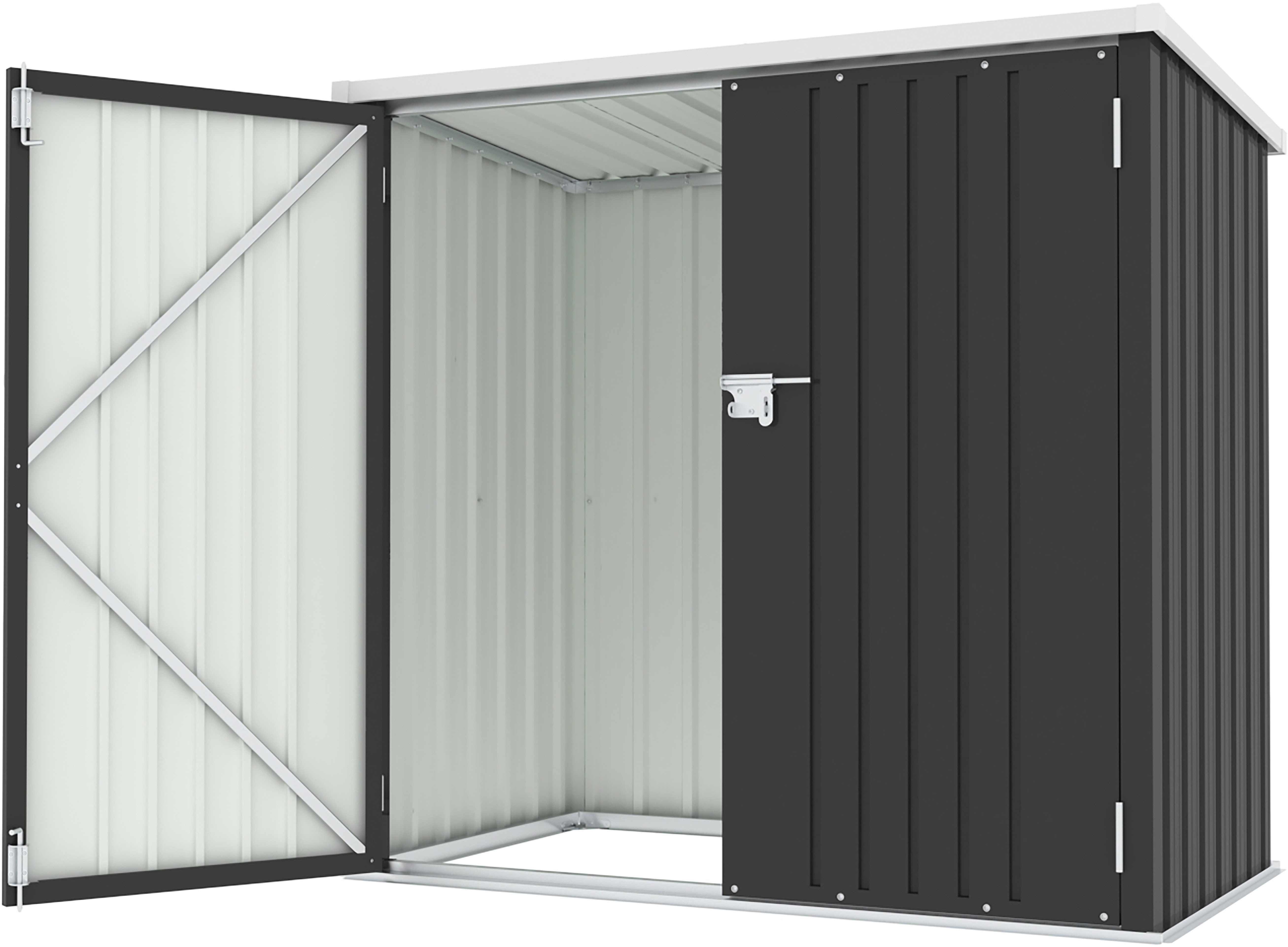 KONIFERA Garten-Geräteschrank Gartenhaus Cádiz, BxT: 143x87 cm, wetterfest und langlebig, nahezu wartungsfrei – Bild 4 von 5