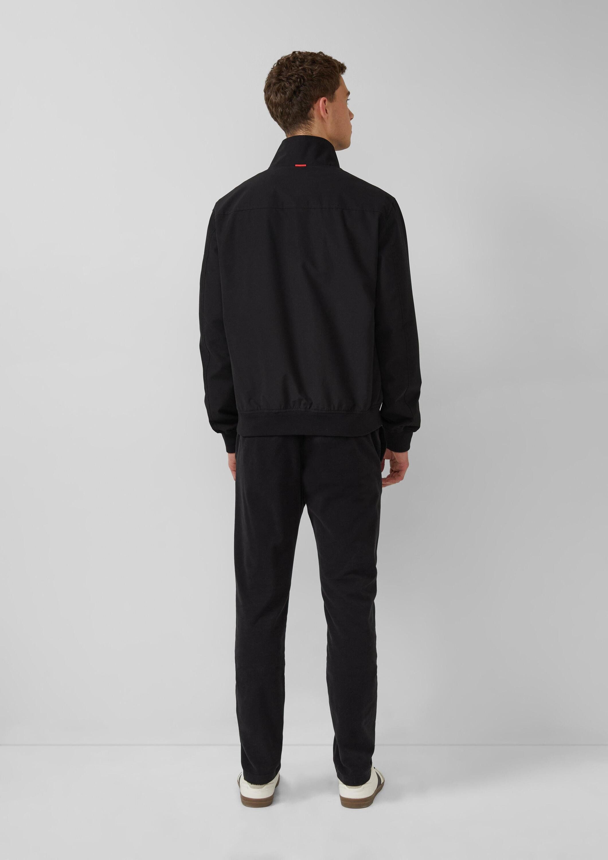 s.Oliver Funktionsjacke Outdoor-Jacke Sportiver Blouson mit Stehkragen und Rippbündchen