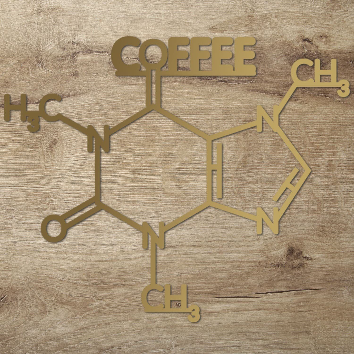 Namofactur 3D-Wandtattoo 'Coffee' aus Holz Wandbild günstig online kaufen