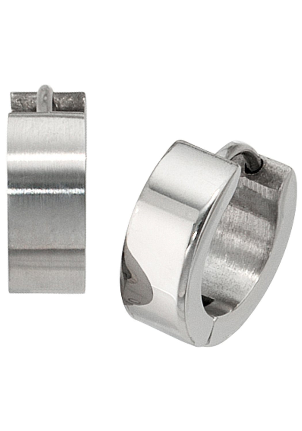 JOBO Paar Creolen, rund Edelstahl günstig online kaufen