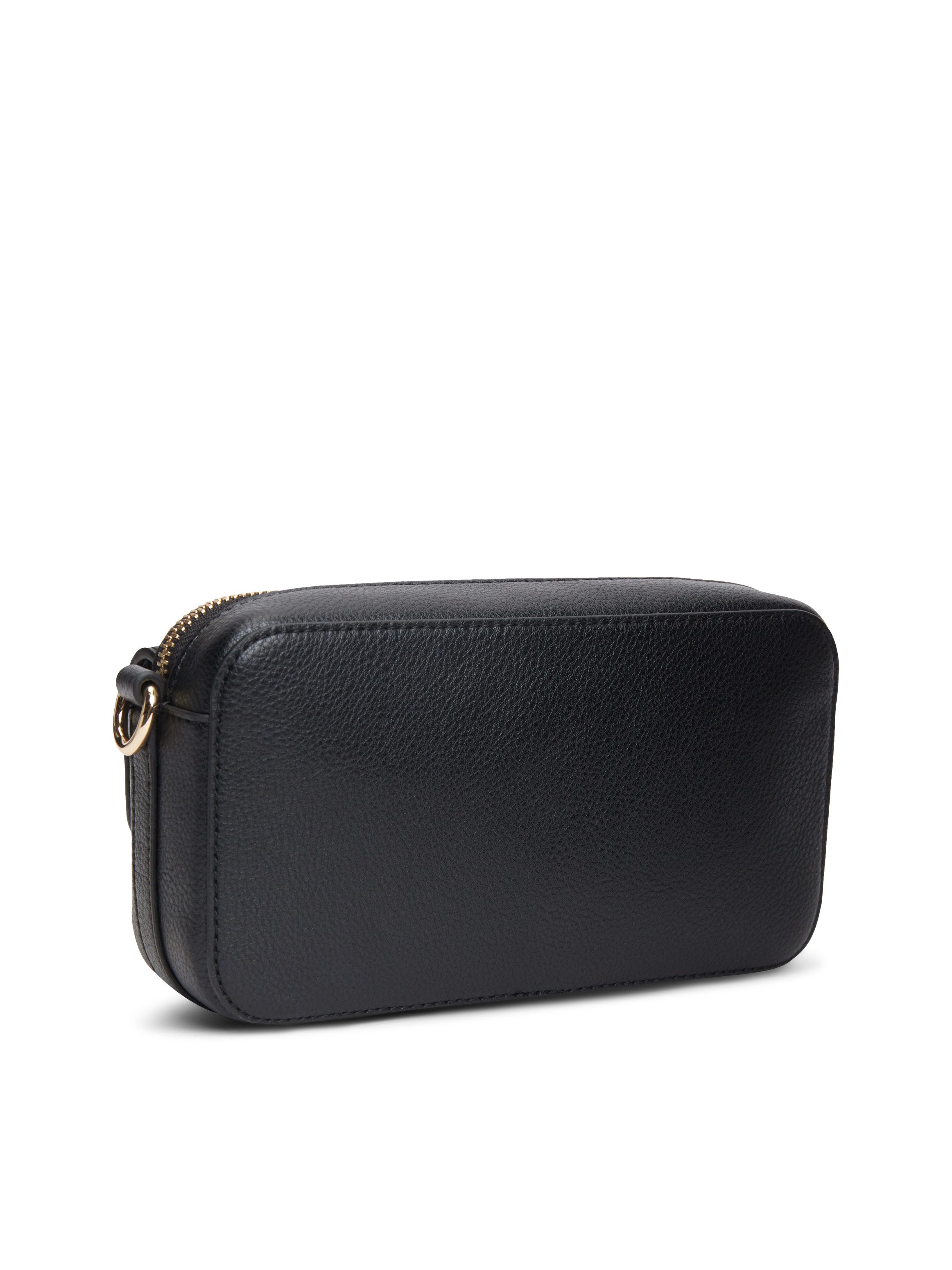 Tommy Hilfiger Umhängetasche TH ICON CAMERA BAG, Damen Clutch, Schultertasche mit goldfarbenem TH-Logo