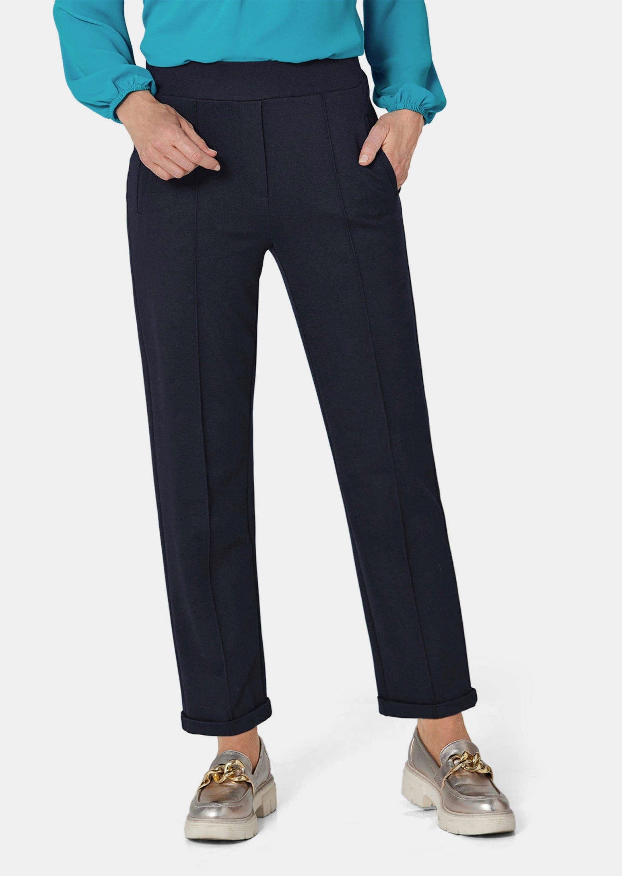 GOLDNER Schlupfhose Blaue Jerseyhose CARLA aus günstig online kaufen
