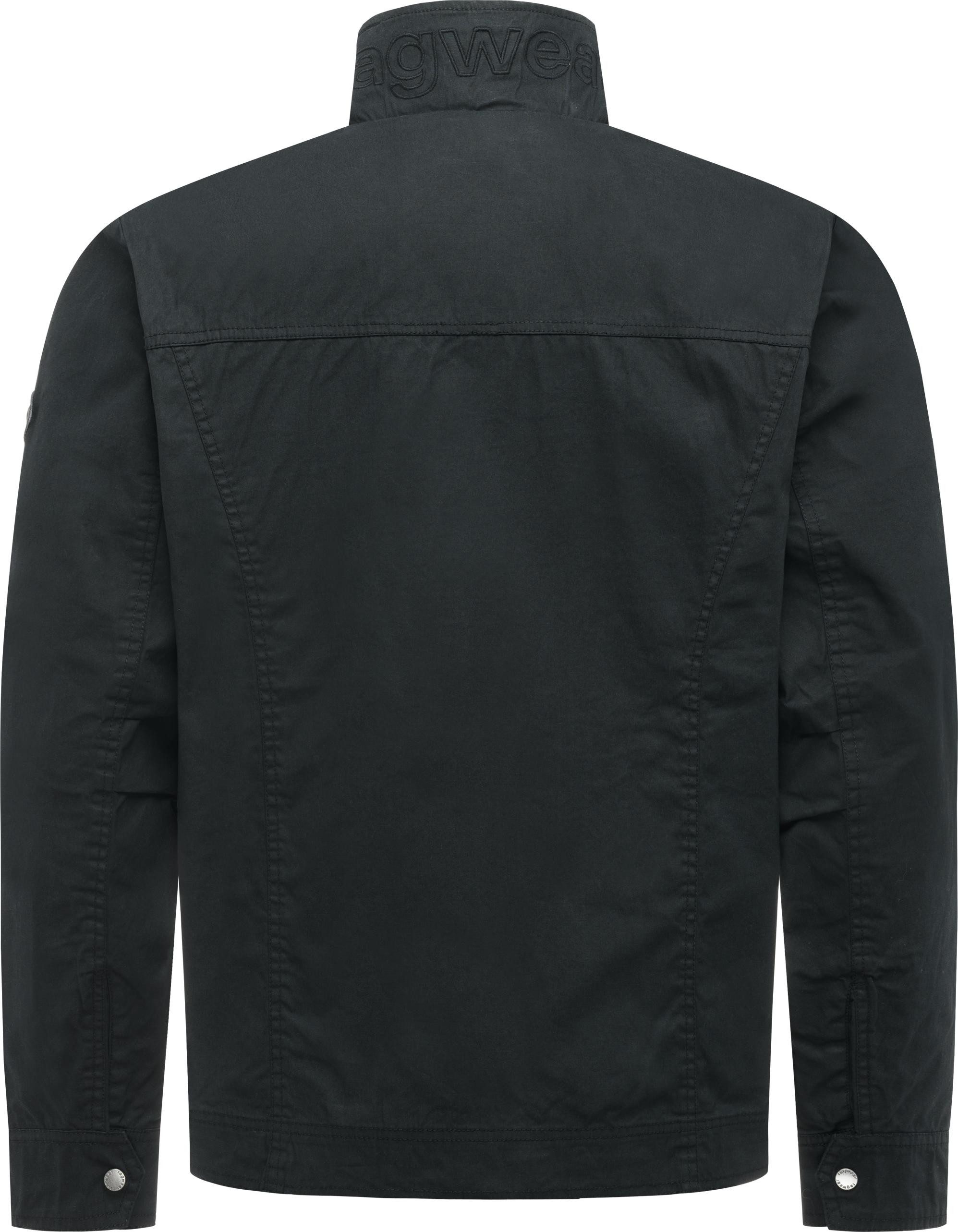 Ragwear Anorak Murpho Vintage Geradlinige Übergangsjacke mit Brusttaschen