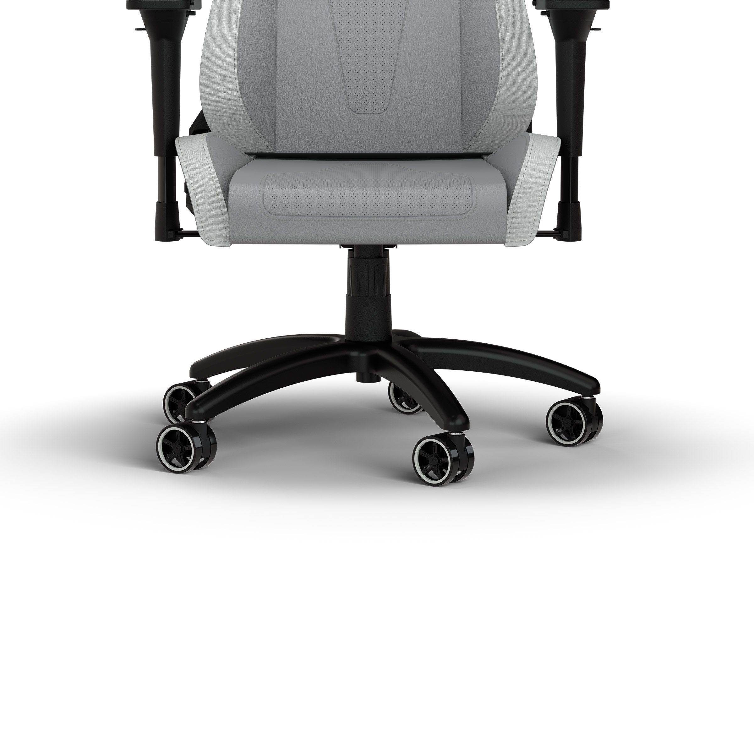 Gaming-Stuhl Fit, Standard Corsair Light Grey/White TC200 Chair, Gaming Leatherette