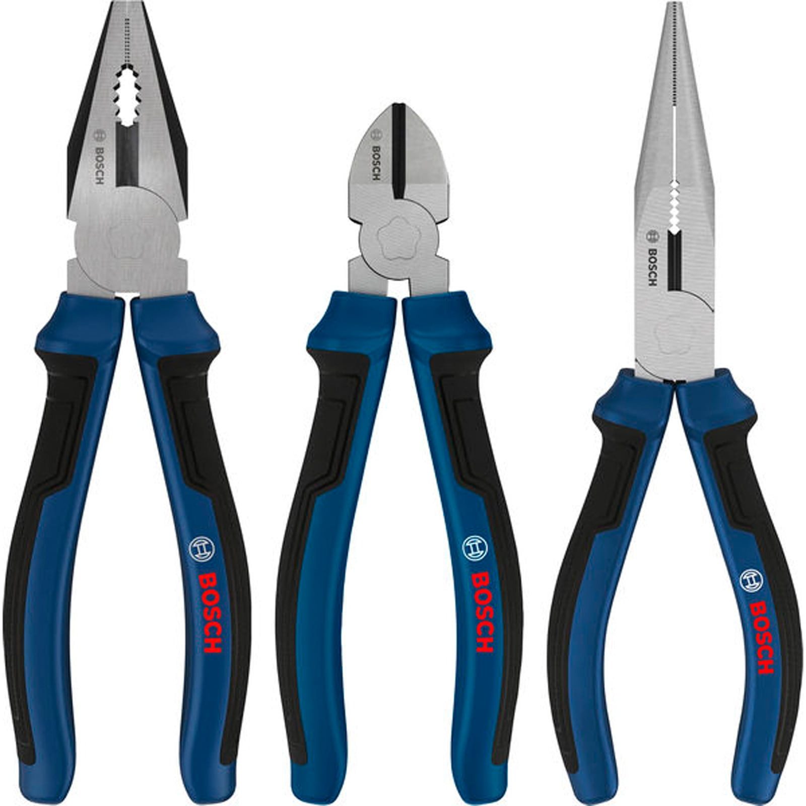 BOSCH Zangenset Bosch Zangen-Set Mehrkomponentengriffe 3-tlg. - 1600A039RF