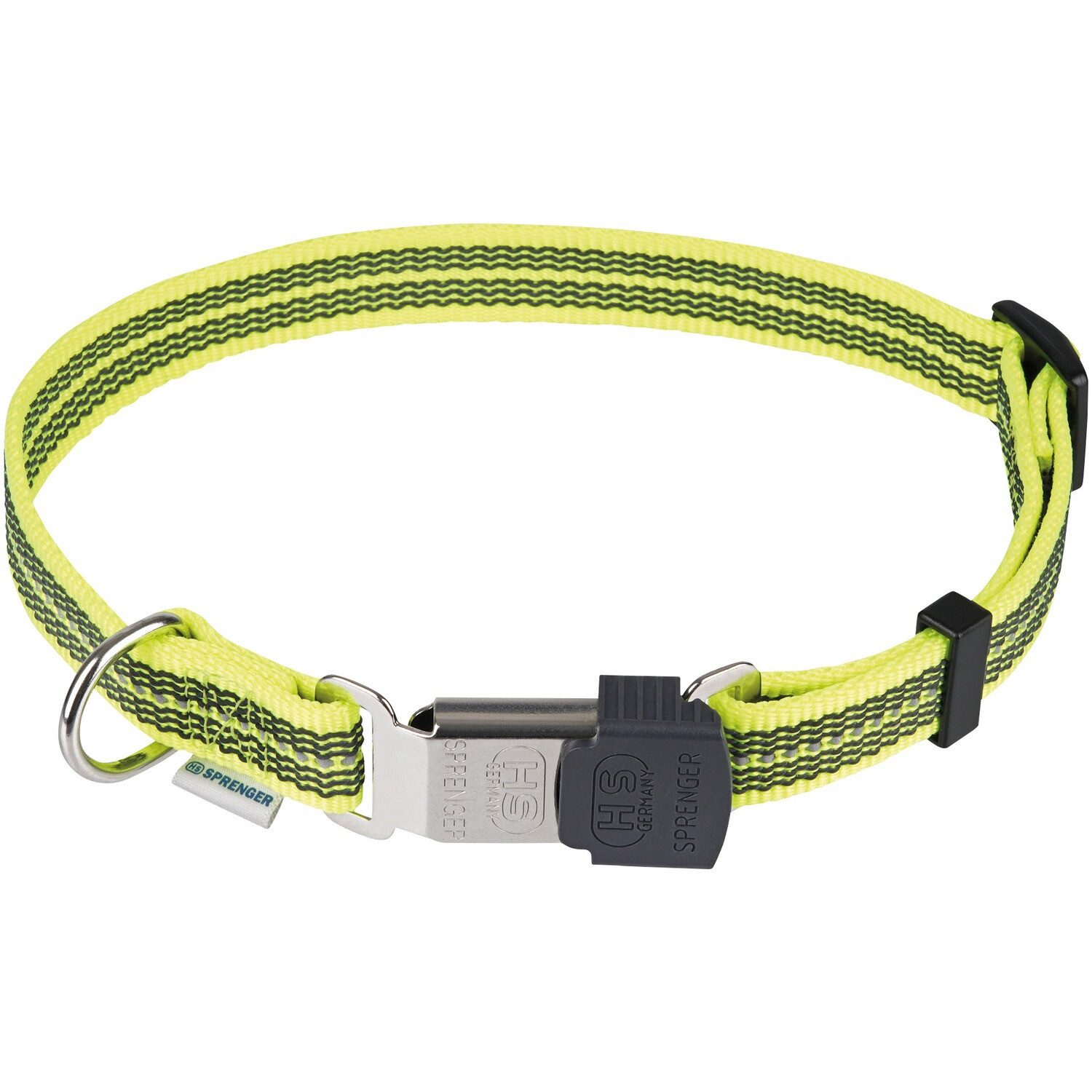 SPRENGER Hunde-Halsband Halsband gummiert/reflektierend – verstellbar