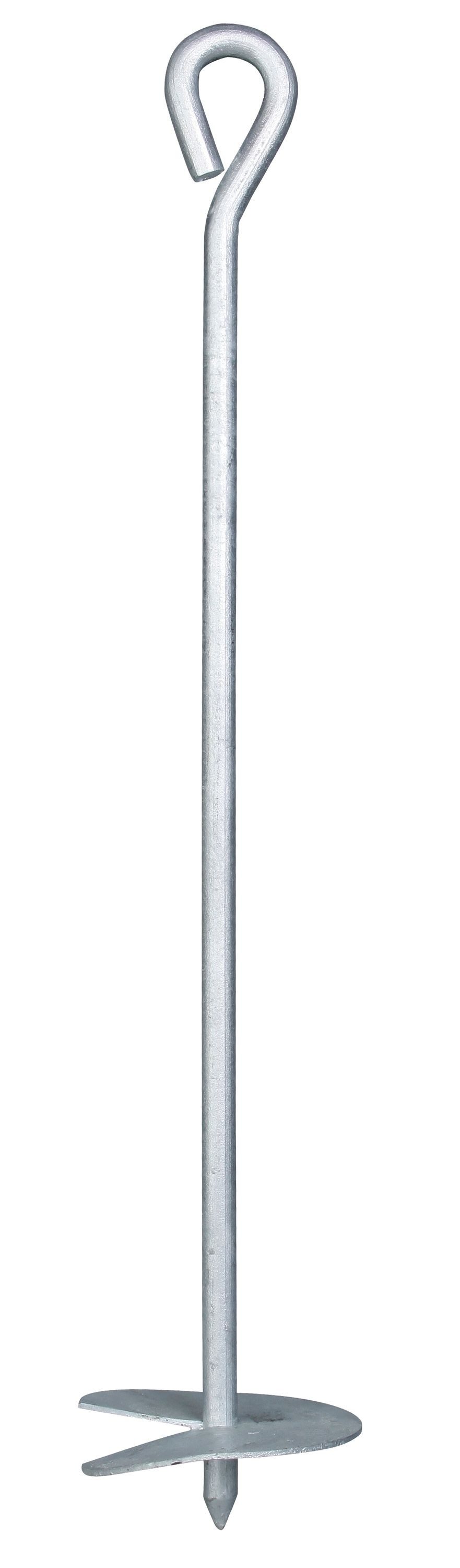 Zaun Bodenanker,zum Eindrehen,m.Zubeh.fvz,525-Set: 4 Stück