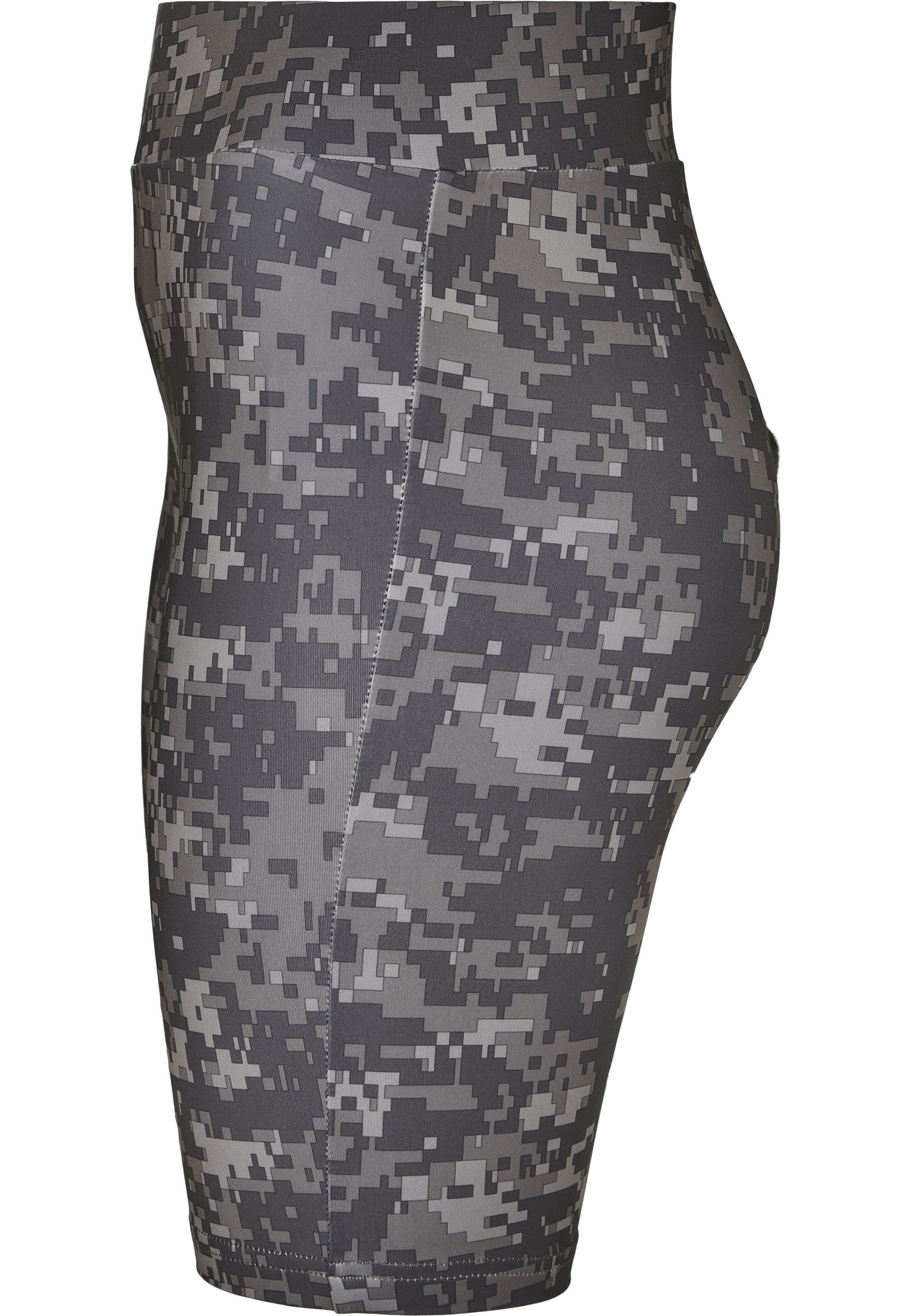 URBAN CLASSICS Stoffhose Urban Classics Damen Ladies High Waist Camo Tech Cycle Shorts (1-tlg)