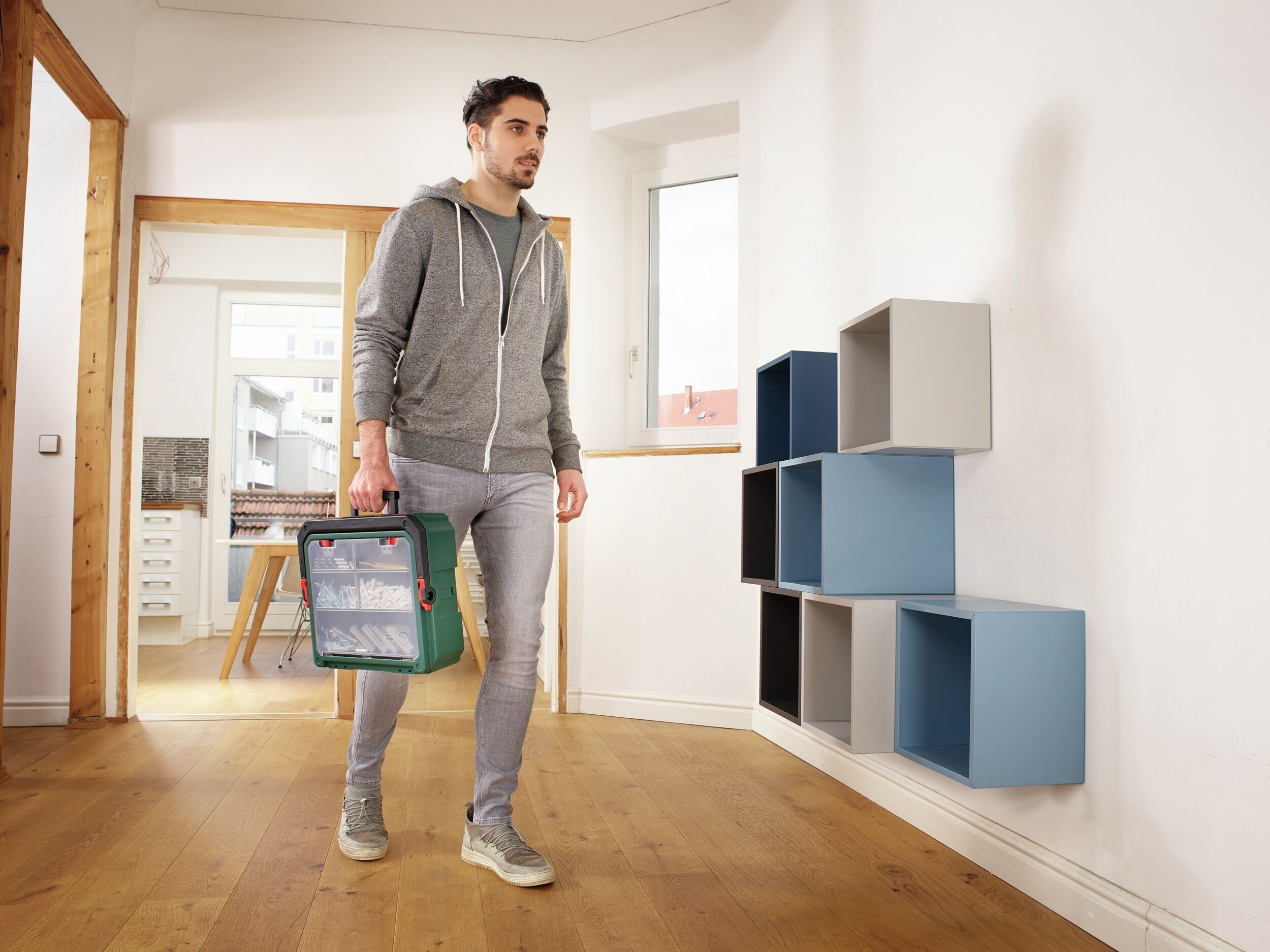 Bosch Home & Garden Werkzeugkoffer, SystemBox - Deckelbox