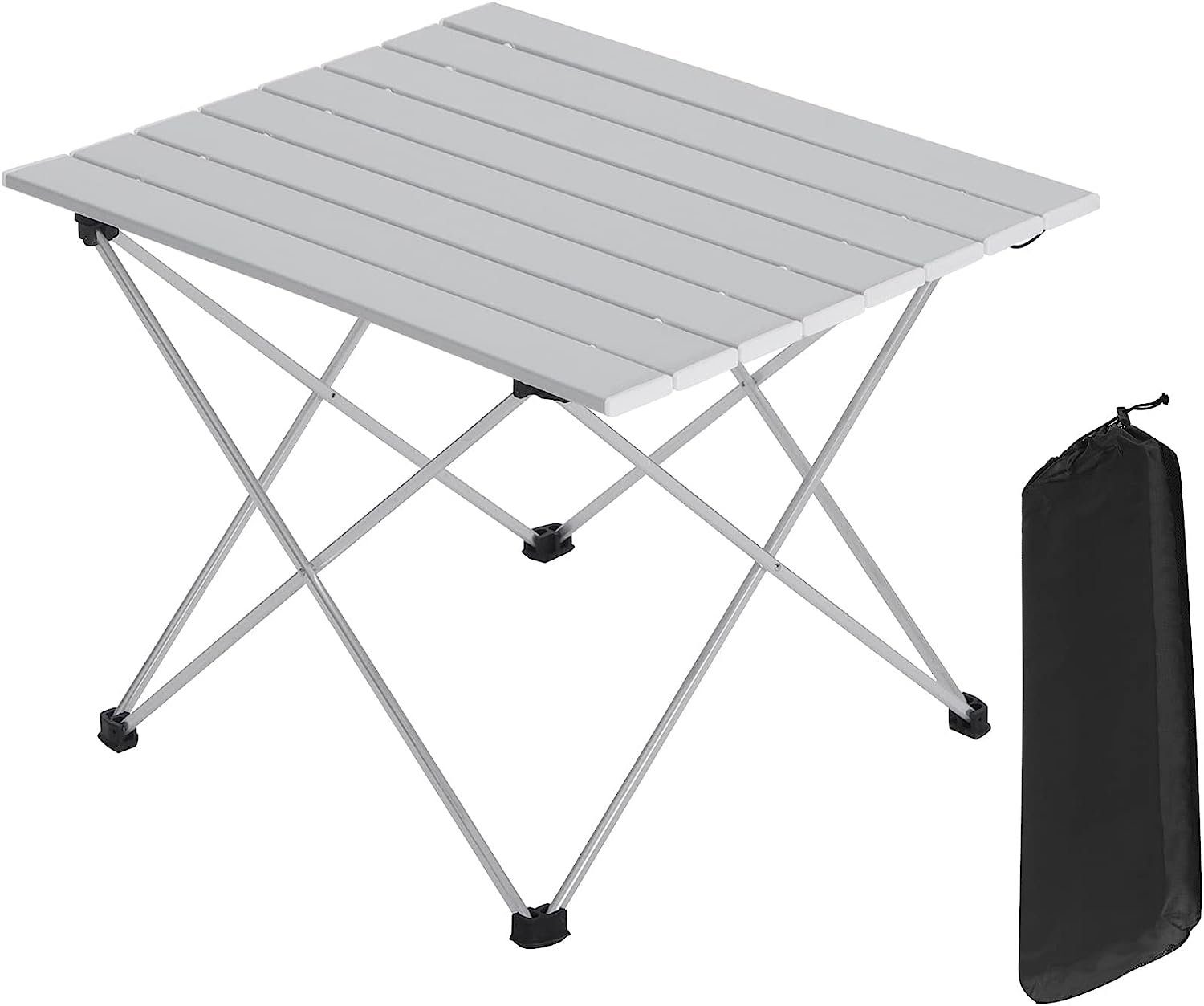 Woltu Campingtisch, Alu Campingtisch mit Tragetasche 56x46 cm günstig online kaufen