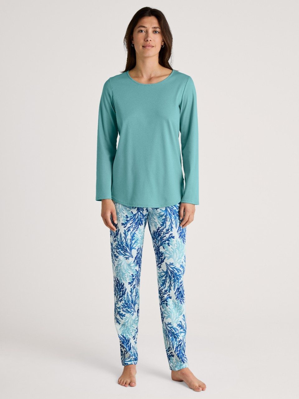 CALIDA Pyjama Calida Damenpyjama 44257 Ice günstig online kaufen