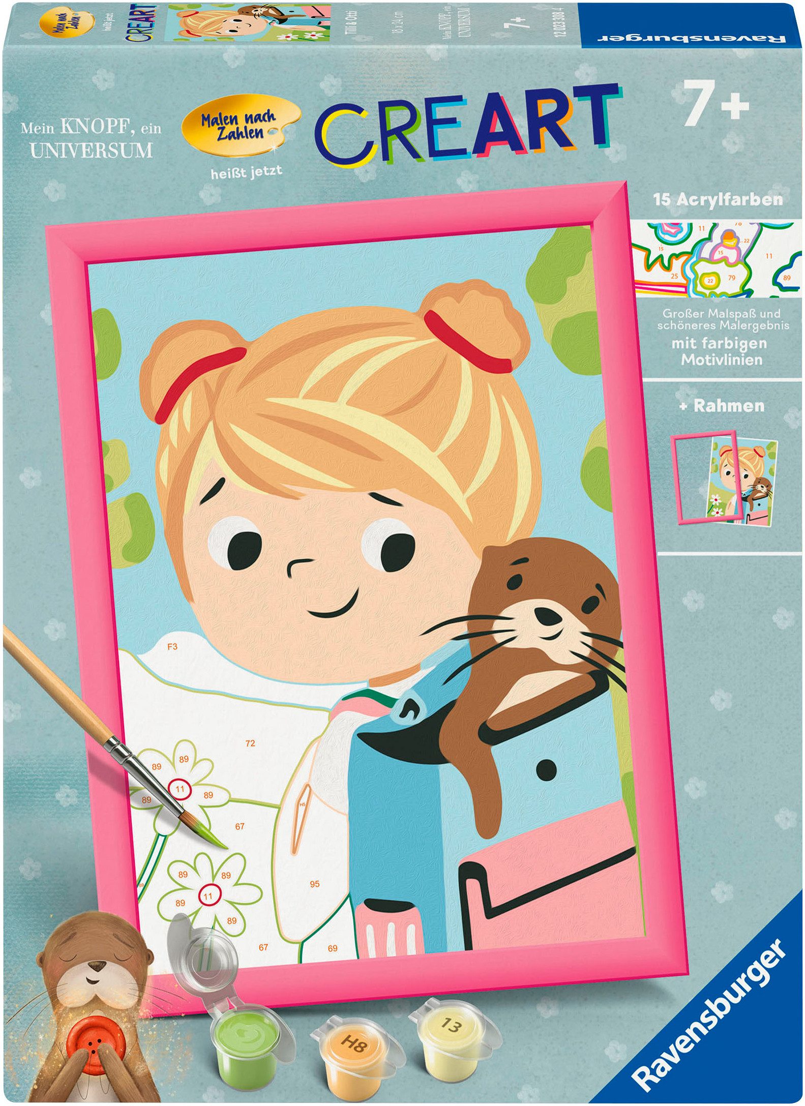 Ravensburger Malen nach Zahlen CreArt, Tilli & Otti, Made in Europe