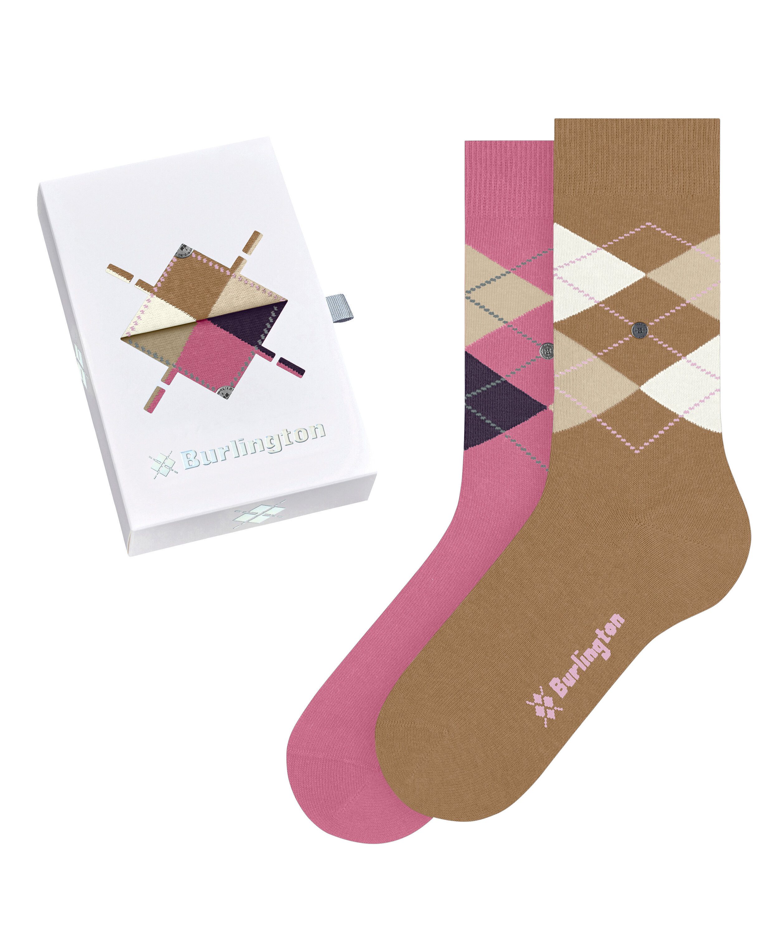 Burlington Socken Basic Gift Box (2-Paar) mit Geschenkbox