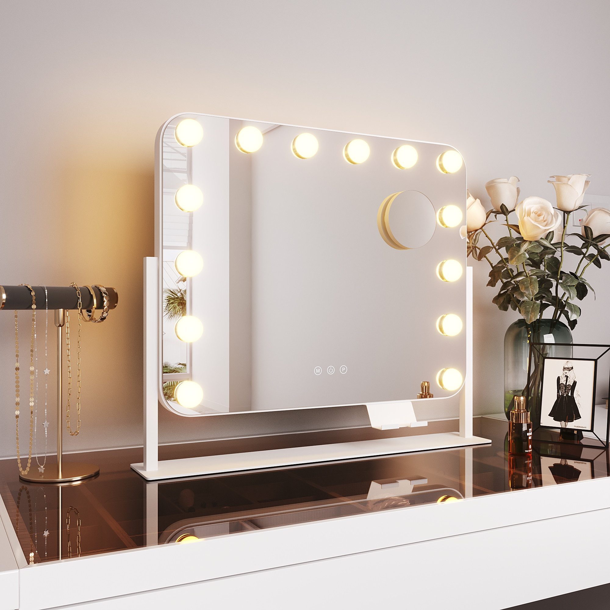 Schminkspiegel Schminkspiegel mit beleuchtung, Make-up, Hollywood Spiegel mit LED
