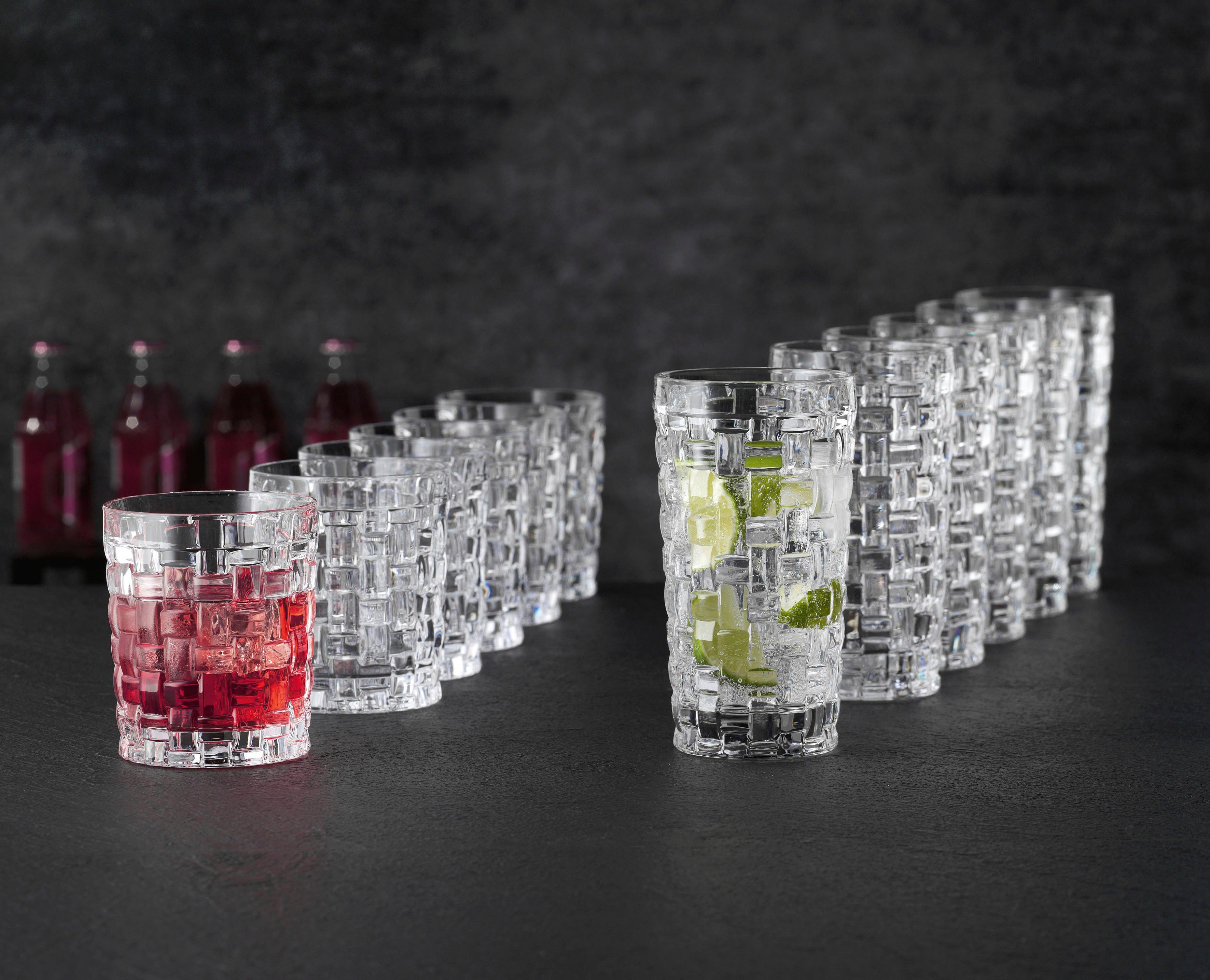 Germany, Nova, Gläser-Set Bossa 12-teilig in Made Kristallglas, Nachtmann