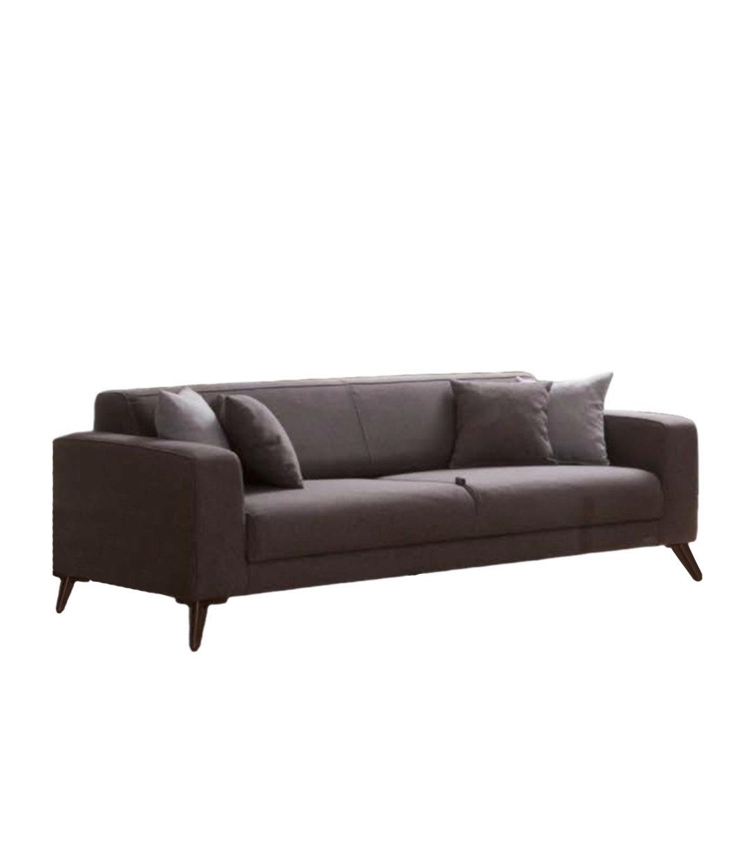 Sofa Luxus Sofa mit drei Sitzen, stilvolles Design aus Stoff