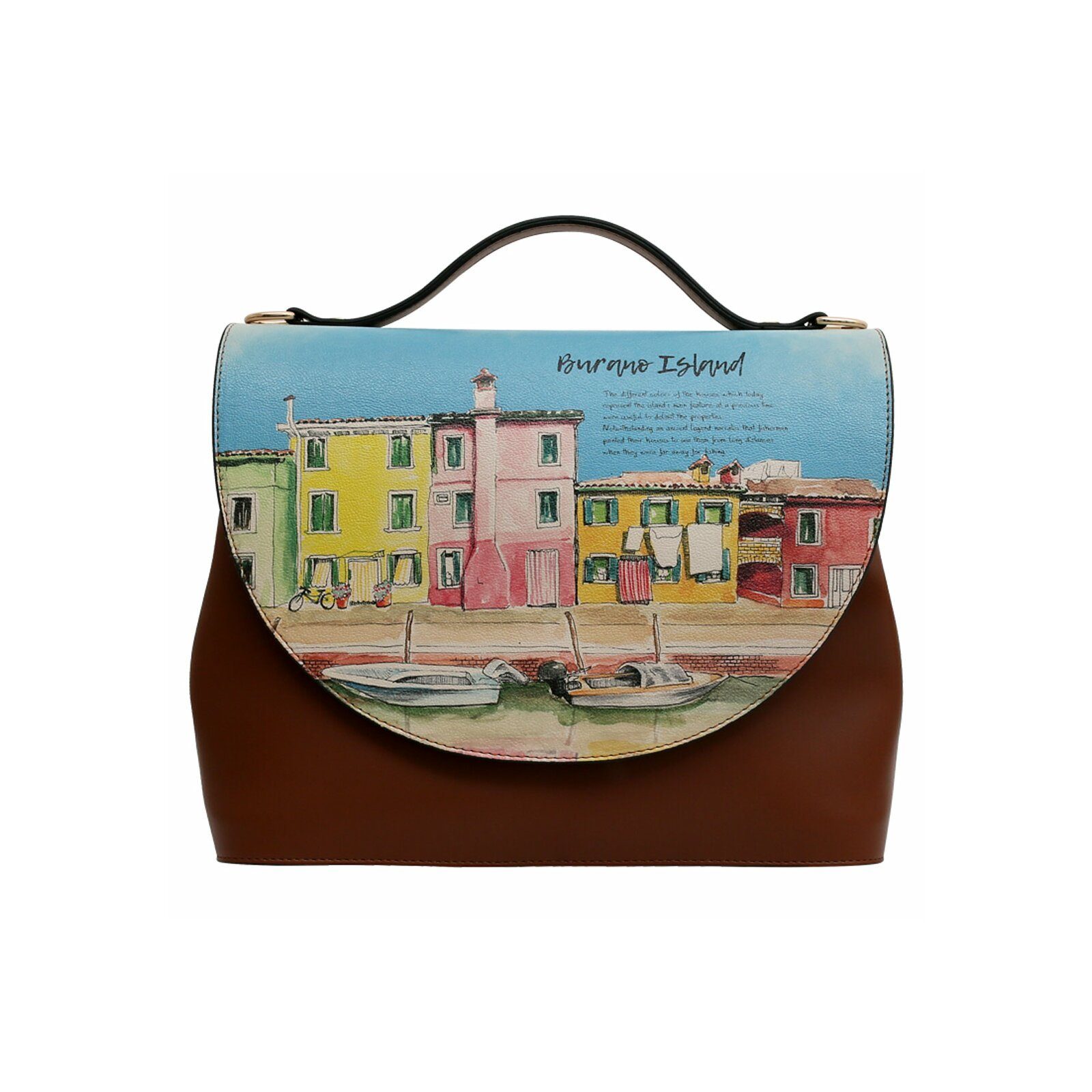 DOGO Henkeltasche Burano Island, Vegan