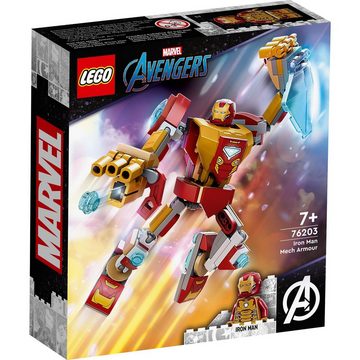 LEGO® Konstruktionsspielsteine LEGO 76203 Super Heroes Iron Man Mech - EOL 2022, (Set)