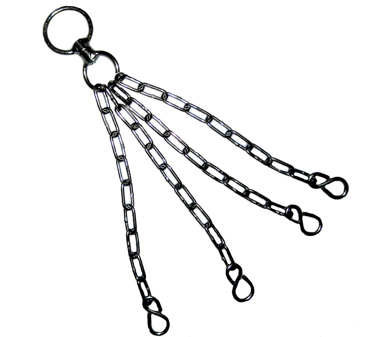 BAY-Sports Boxsackhalterung 4 Strahlige Sandsackkette Sandsack Kette Aufhängung, (Stahlkette)