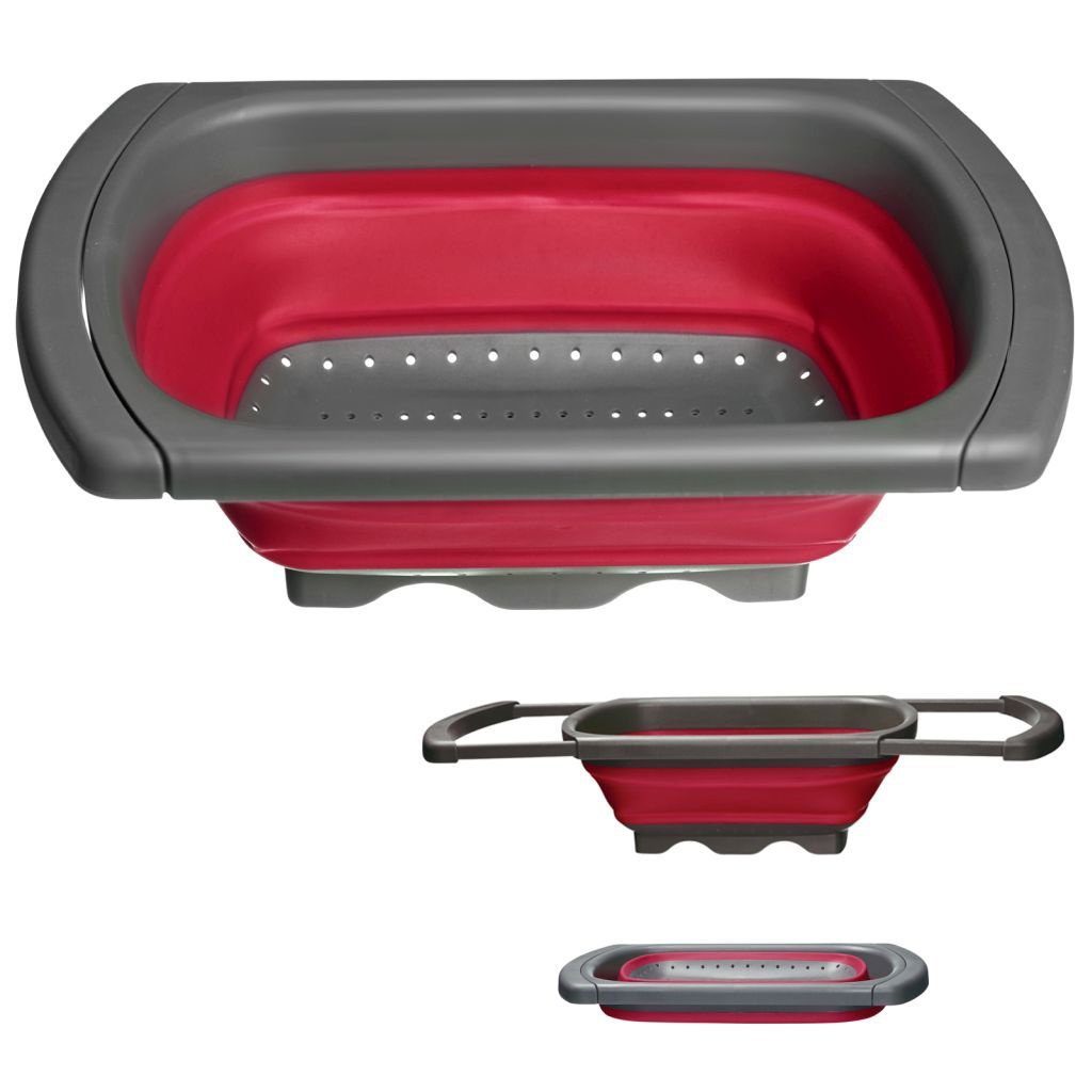 WESTMARK Seiher faltbarer, ausziehbarer Seiher ideal für Camping, (1-St)