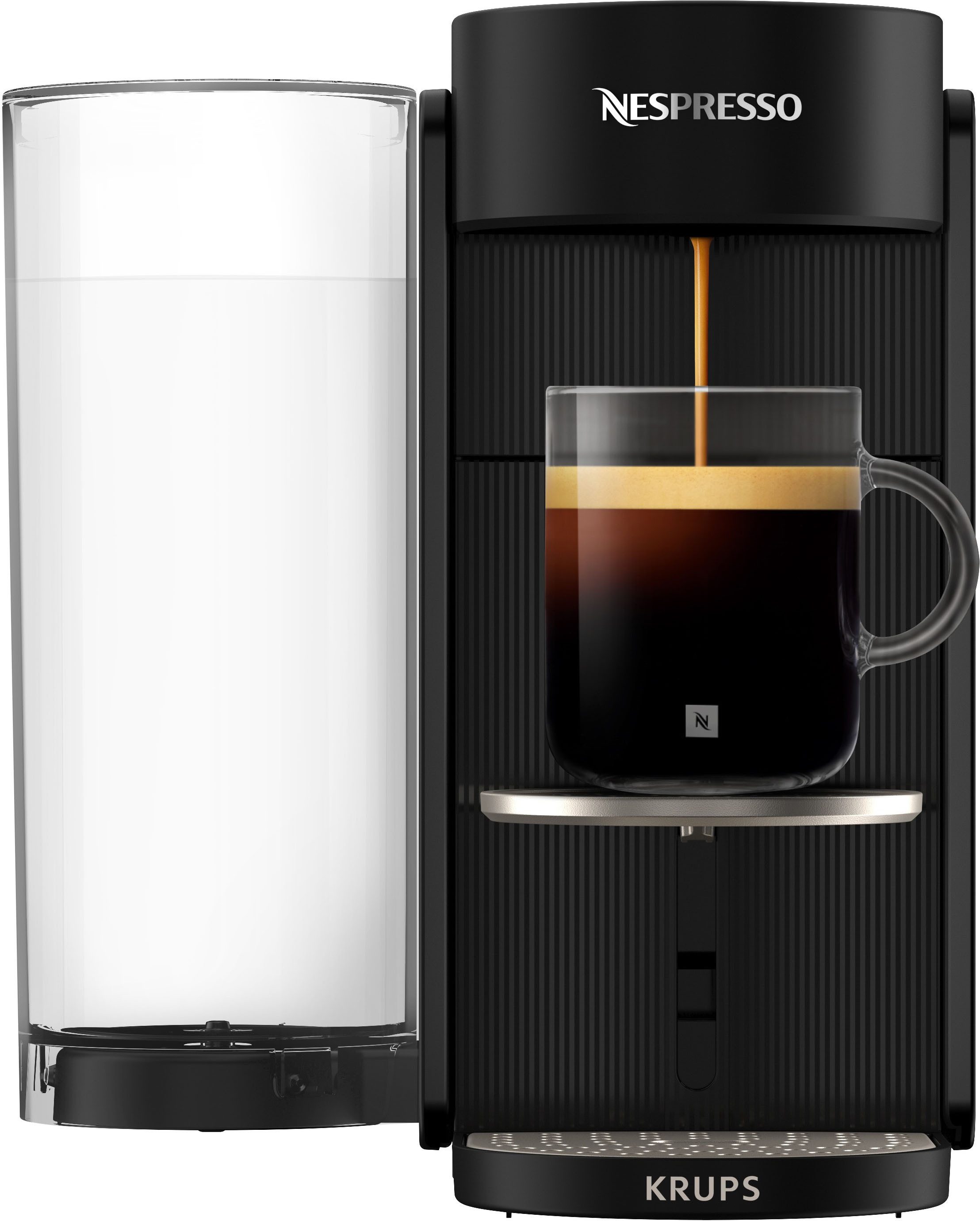 NESPRESSO Kapsel-/Kaffeepadmaschine Vertuo Up, schlankes Design, Coffee Creations Modus, Auto-Off, 1,4 l Wassertank