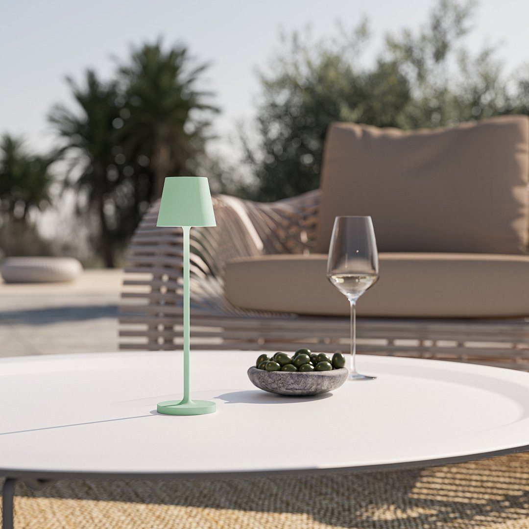 Neona LED Tischleuchte NOVA Grün, LED fest integriert, Warmweiß