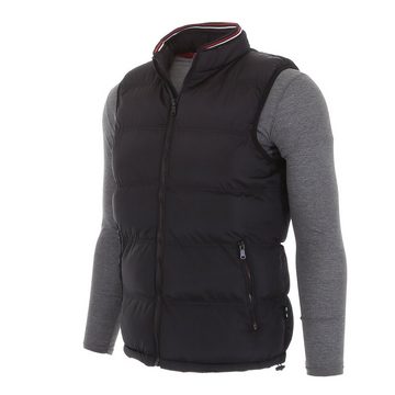 Ital-Design Funktionsjacke Herren Freizeit Weste Gefüttert Jacke in Schwarz